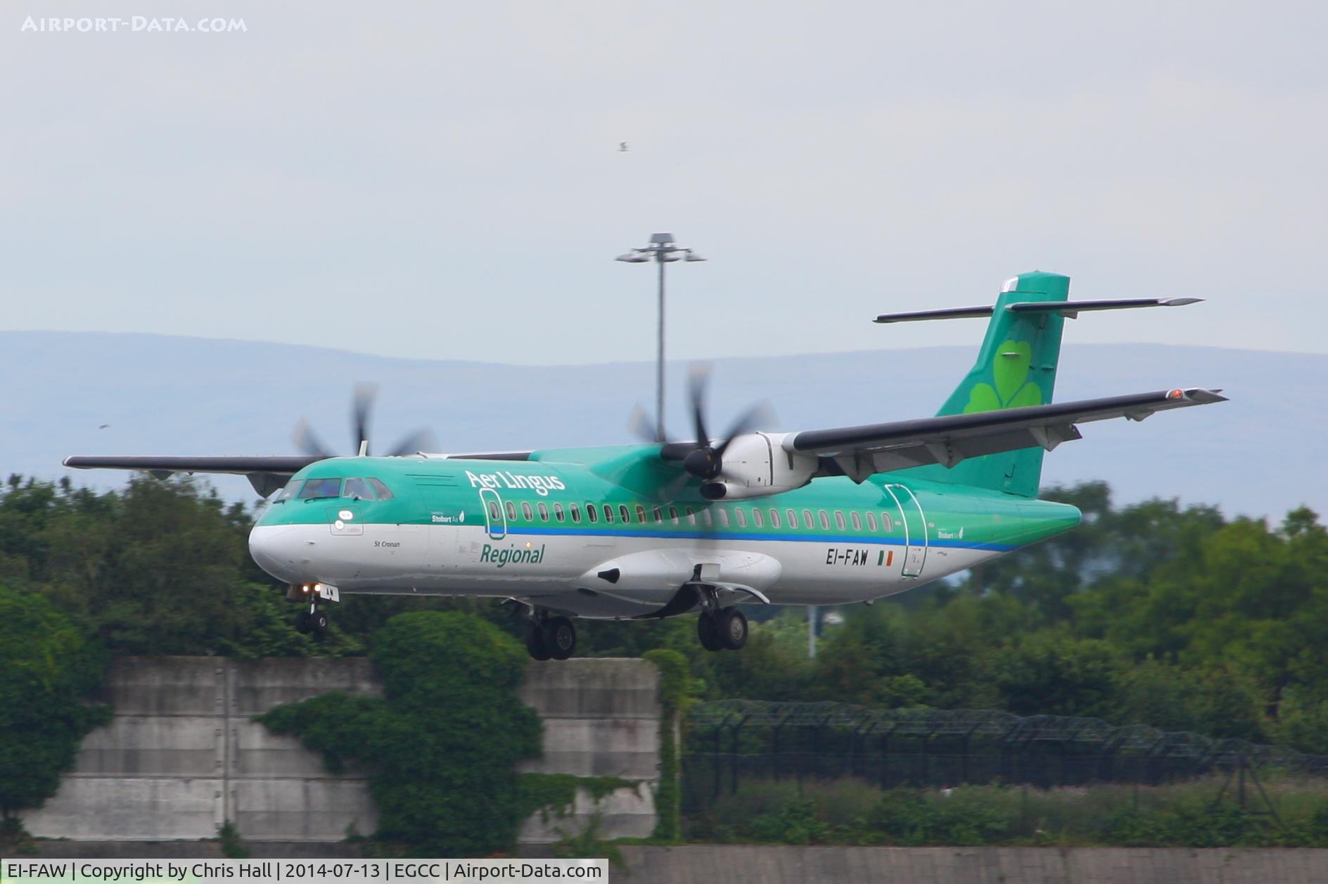 EI-FAW, 2013 ATR 72-600 (72-212A) C/N 1122, Aer Lingus Regional