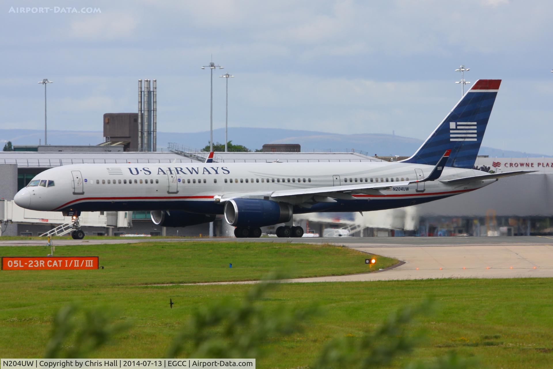 N204UW, 2000 Boeing 757-23N C/N 30886, US Airways