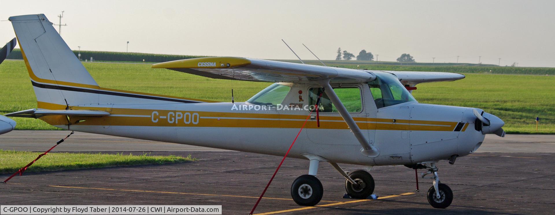 C-GPOO, 1982 Cessna 152 C/N 15285493, Sitting on the ramp for the Cessna 150 fly in