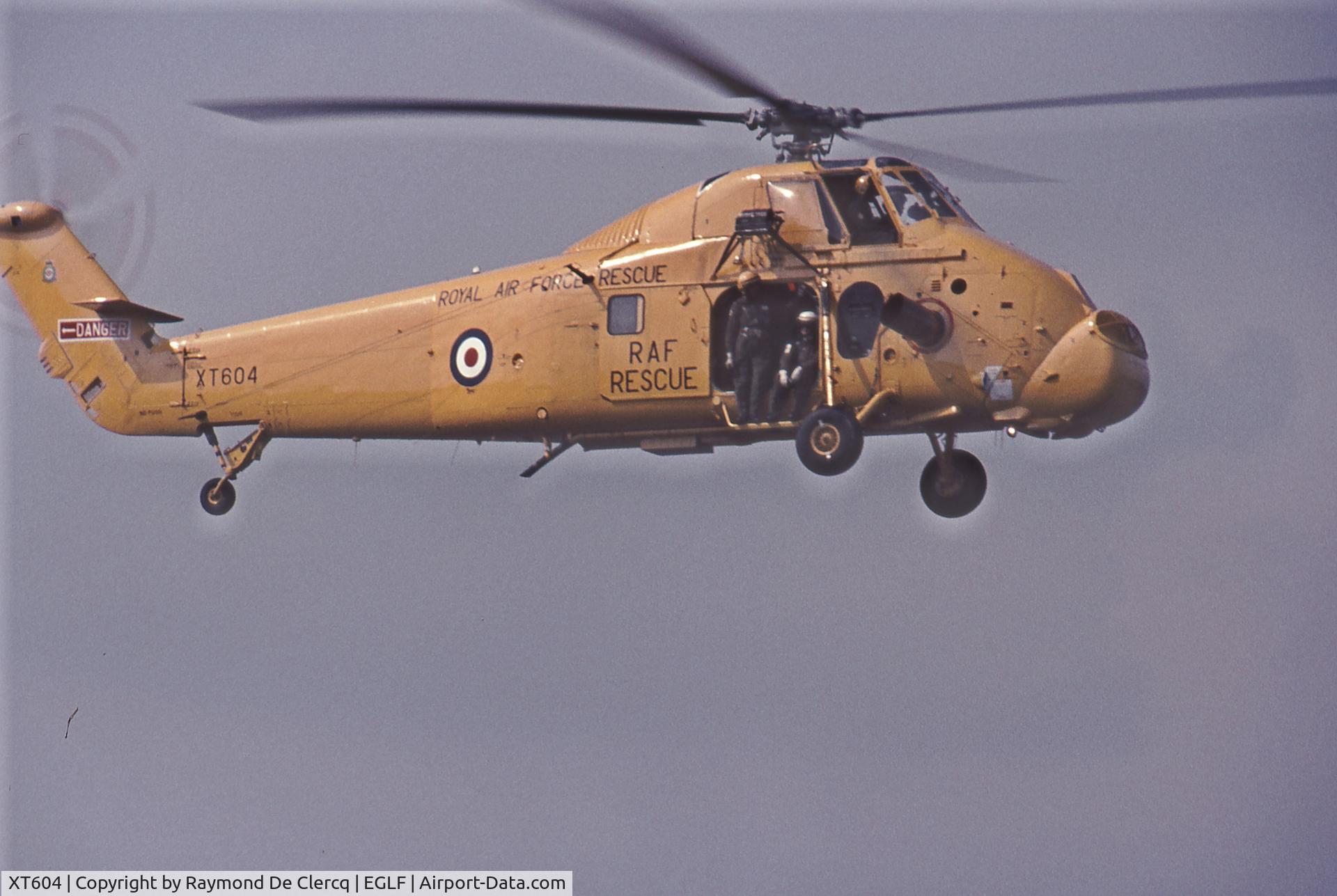 XT604, 1966 Westland Wessex HC.2 C/N WA531, Farnborough 1976