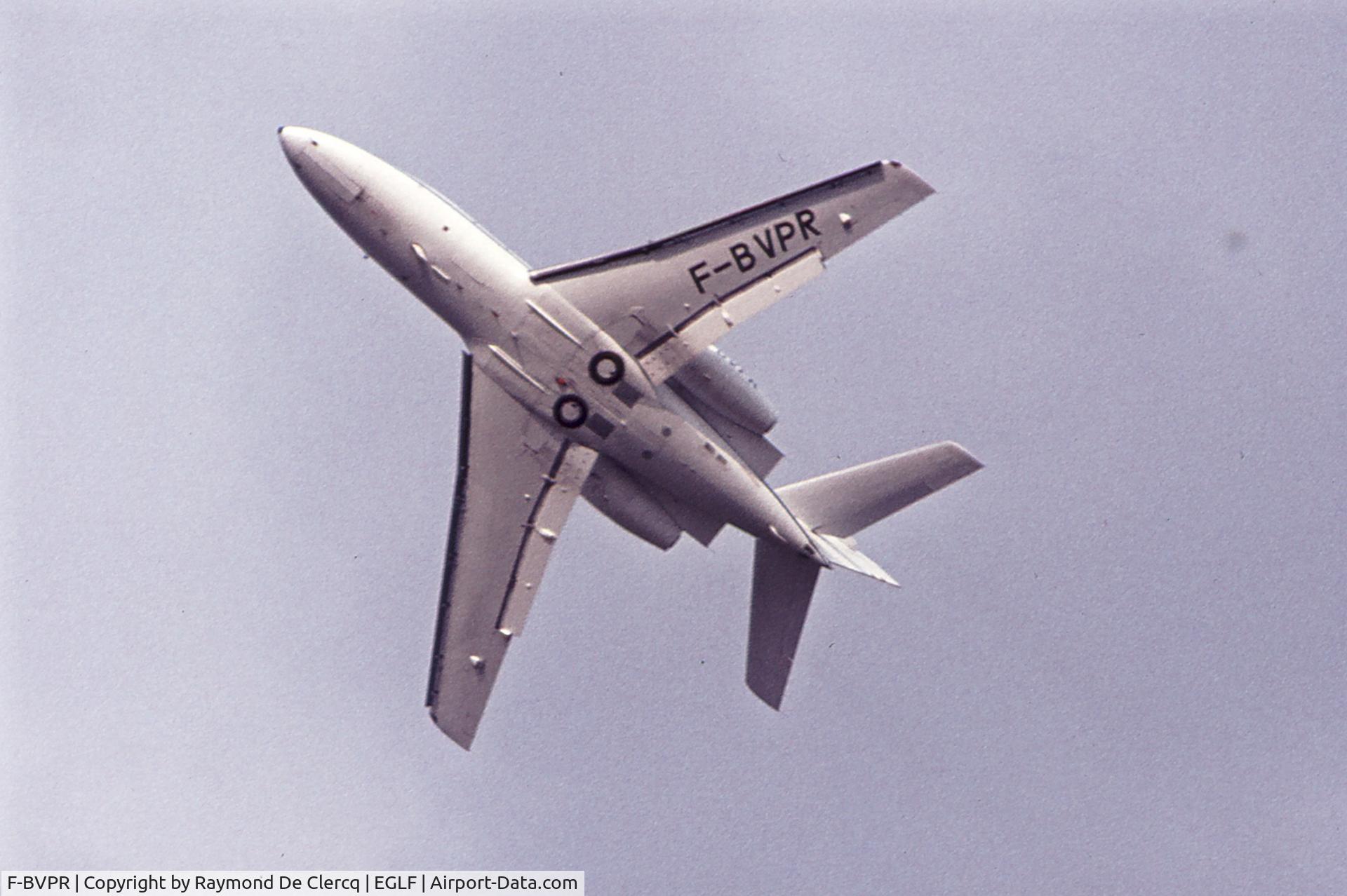 F-BVPR, 1975 Dassault Falcon 10 C/N 5, Farnborough 1976