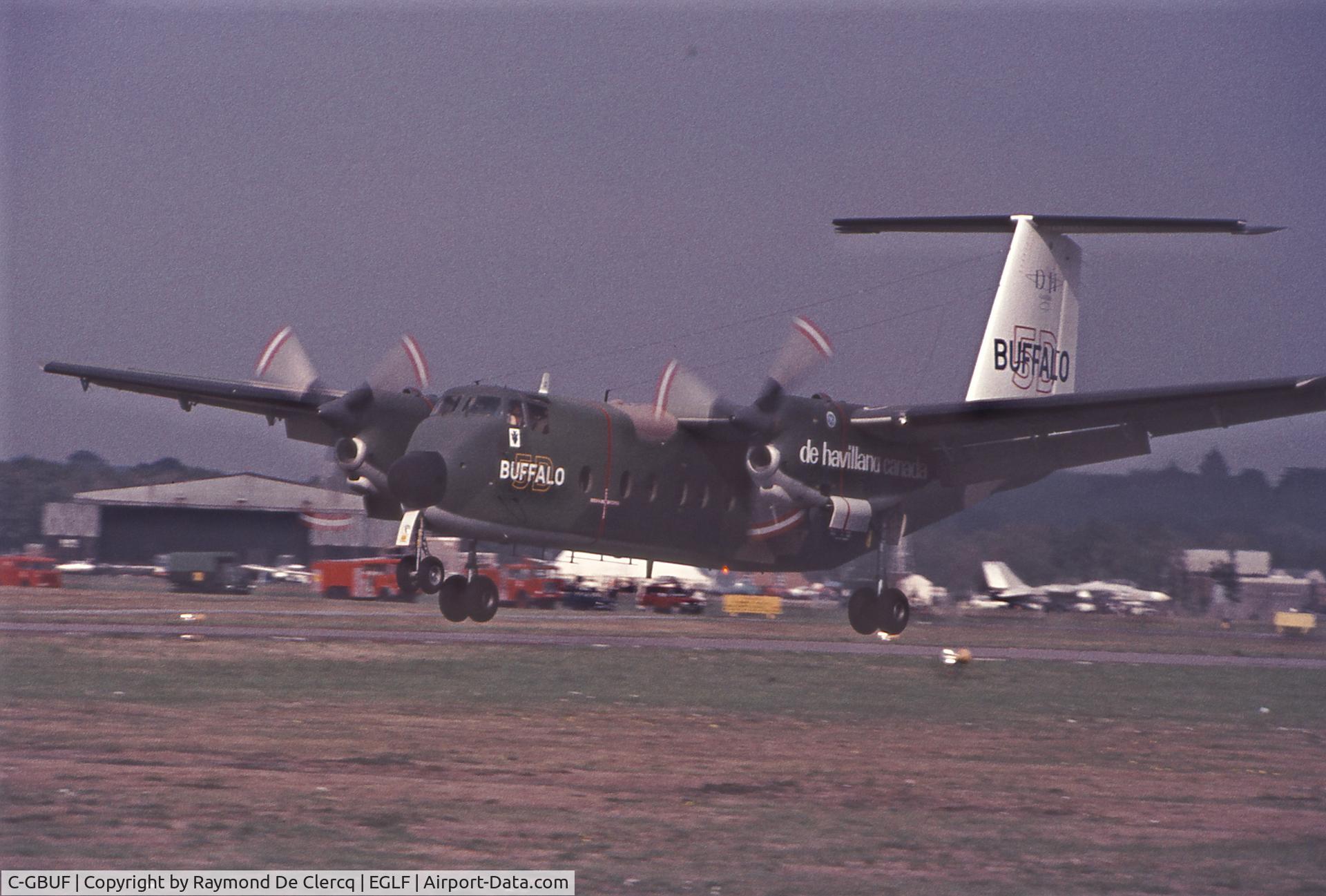 C-GBUF, 1972 De Havilland Canada DHC-5D Buffalo C/N 60, Farnborough 1976