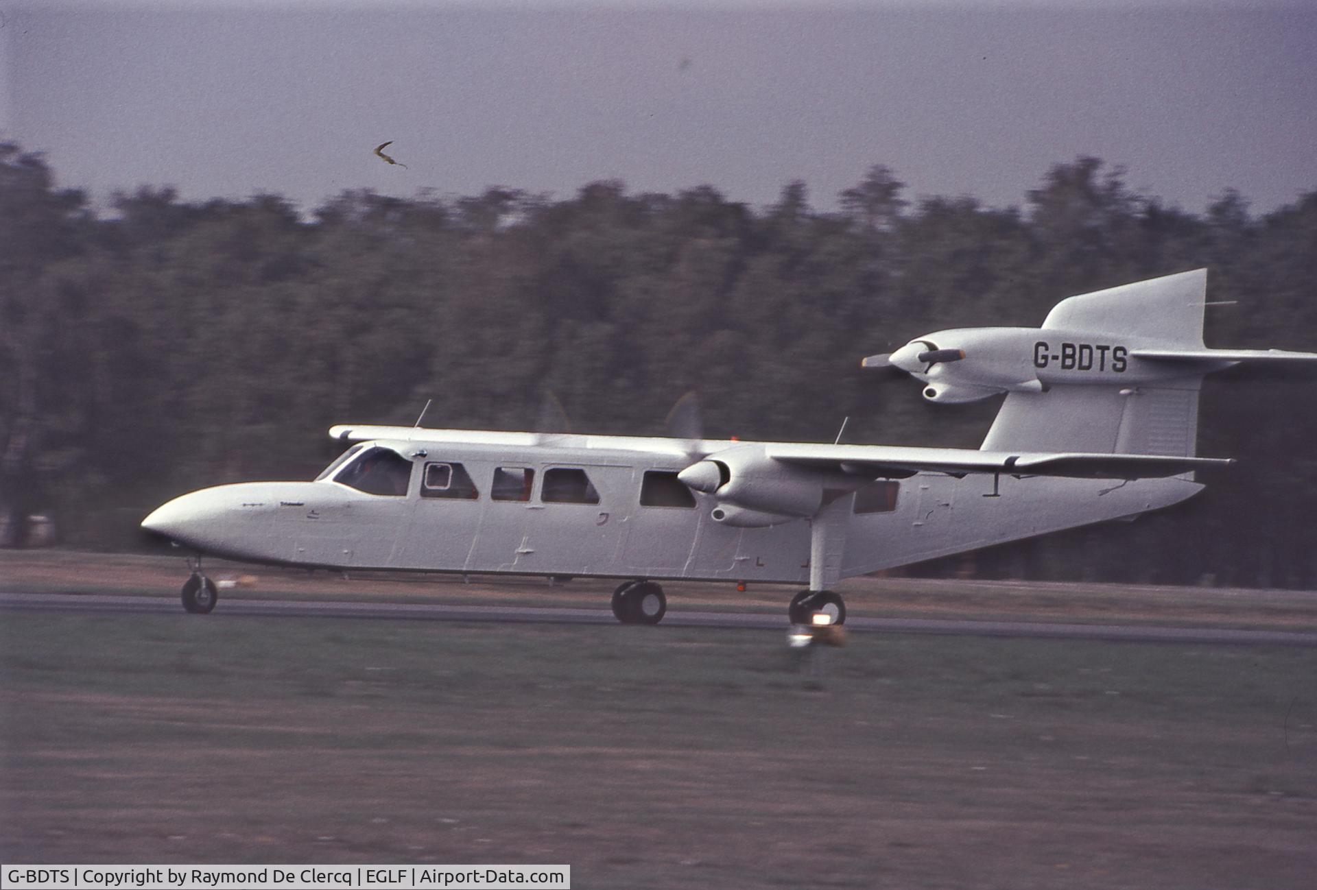 G-BDTS, 1976 Britten-Norman BN-2A Mk.III-2 Trislander C/N 1030, Farnborough 1976