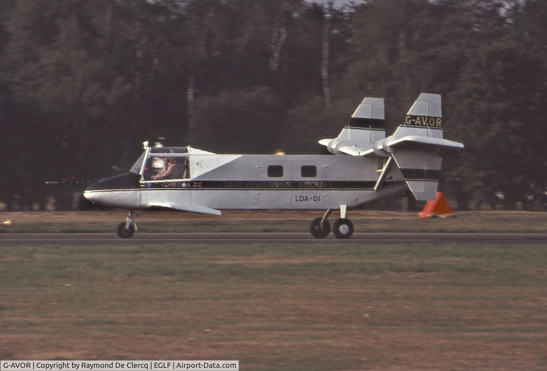 G-AVOR, 1967 Lockspeiser LDA-1 (Land Development Aircraft) C/N PFA 1346, FAB 1976