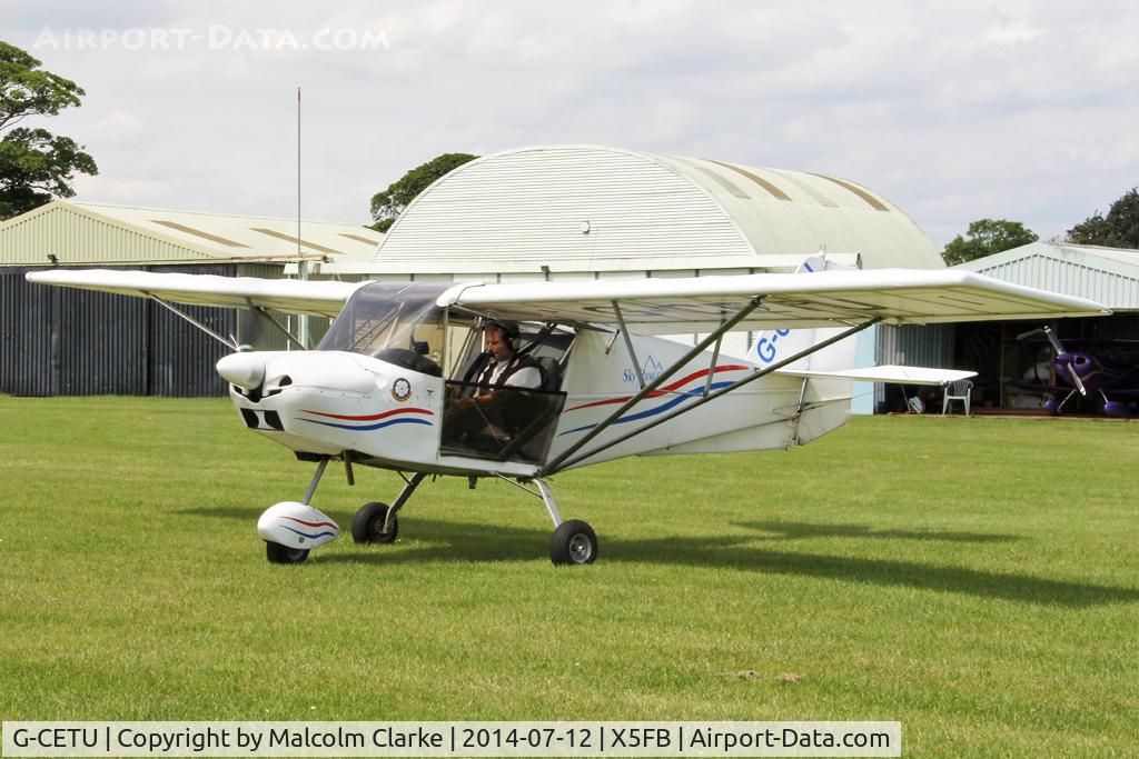 G-CETU, 2007 Skyranger Swift 912S(1) C/N BMAA/HB/551, Skyranger Swift 912S(1), Fishburn Airfield UK, July 2014.