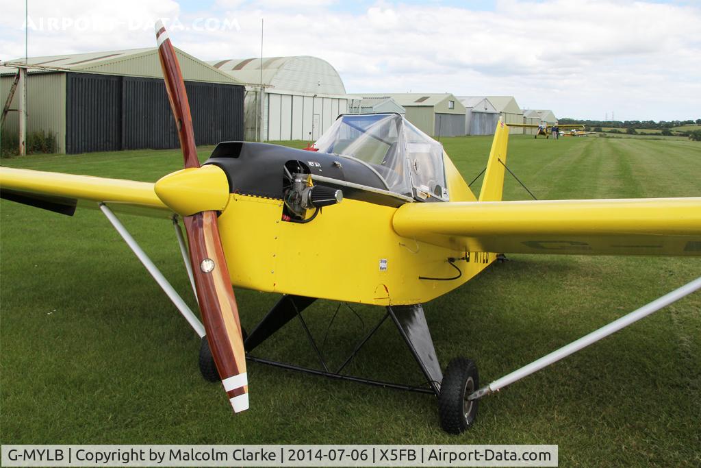 G-MYLB, 1993 Team Mini-Max 91 C/N PFA 186-12419, Team Mini-Max 91, Fishburn Airfield UK, July 2014.