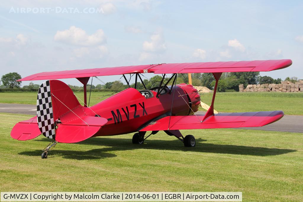 G-MVZX, 1990 Murphy Renegade Spirit UK C/N PFA 188-11590, Murphy Renegade Spirit UK at The Real Aeroplane Club's Biplane and Open Cockpit Fly-In, Breighton Airfield, June 1st 2014.