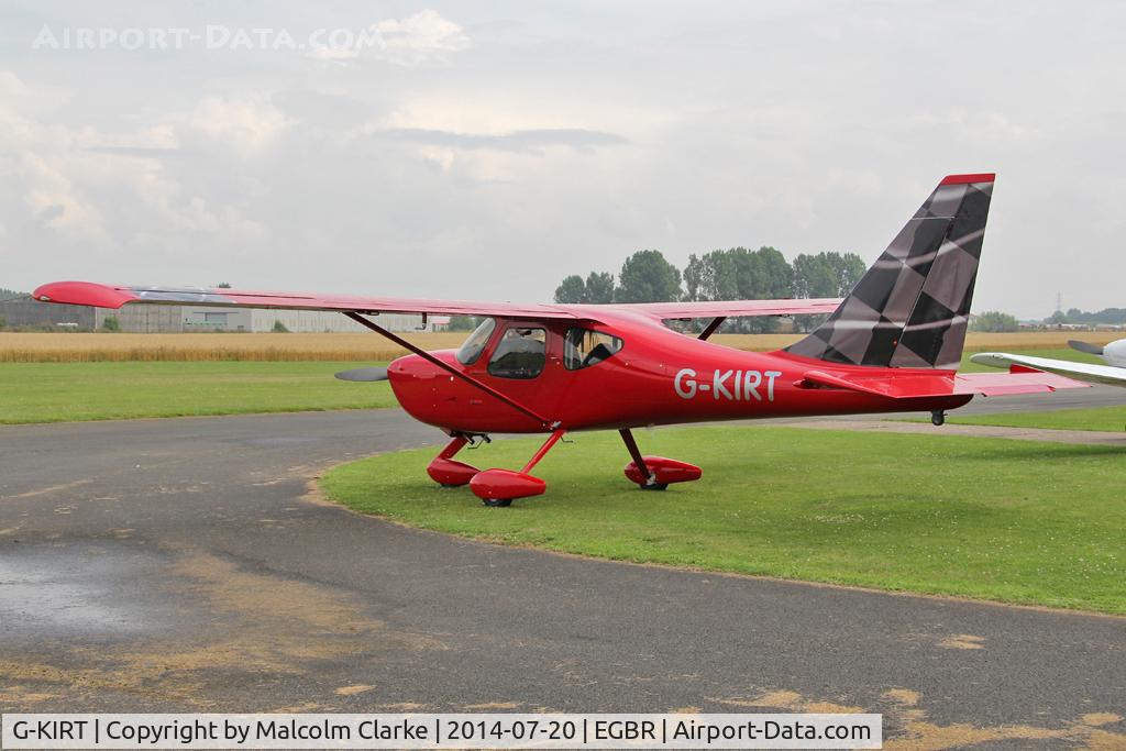 G-KIRT, 2013 Glasair GlaStar C/N LAA 295-15189, Glasair GlaStar at The Fly-In & Vintage Air Race, The Real Aeroplane Company, Breighton Airfield, July 2014.