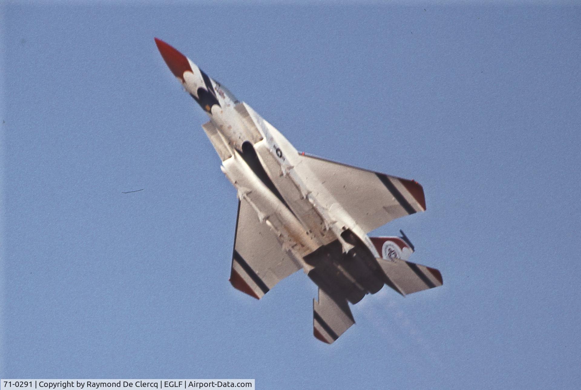 71-0291, 1973 McDonnell Douglas F-15B-4-MC Eagle C/N 0012/B002, FAB 1976