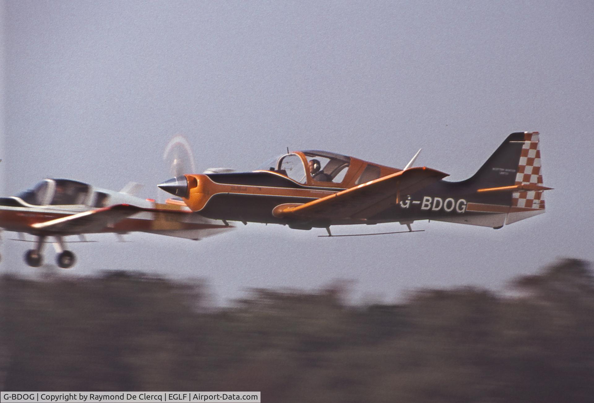 G-BDOG, 1976 Scottish Aviation Bulldog 200 C/N BH200/381, FAB 1976