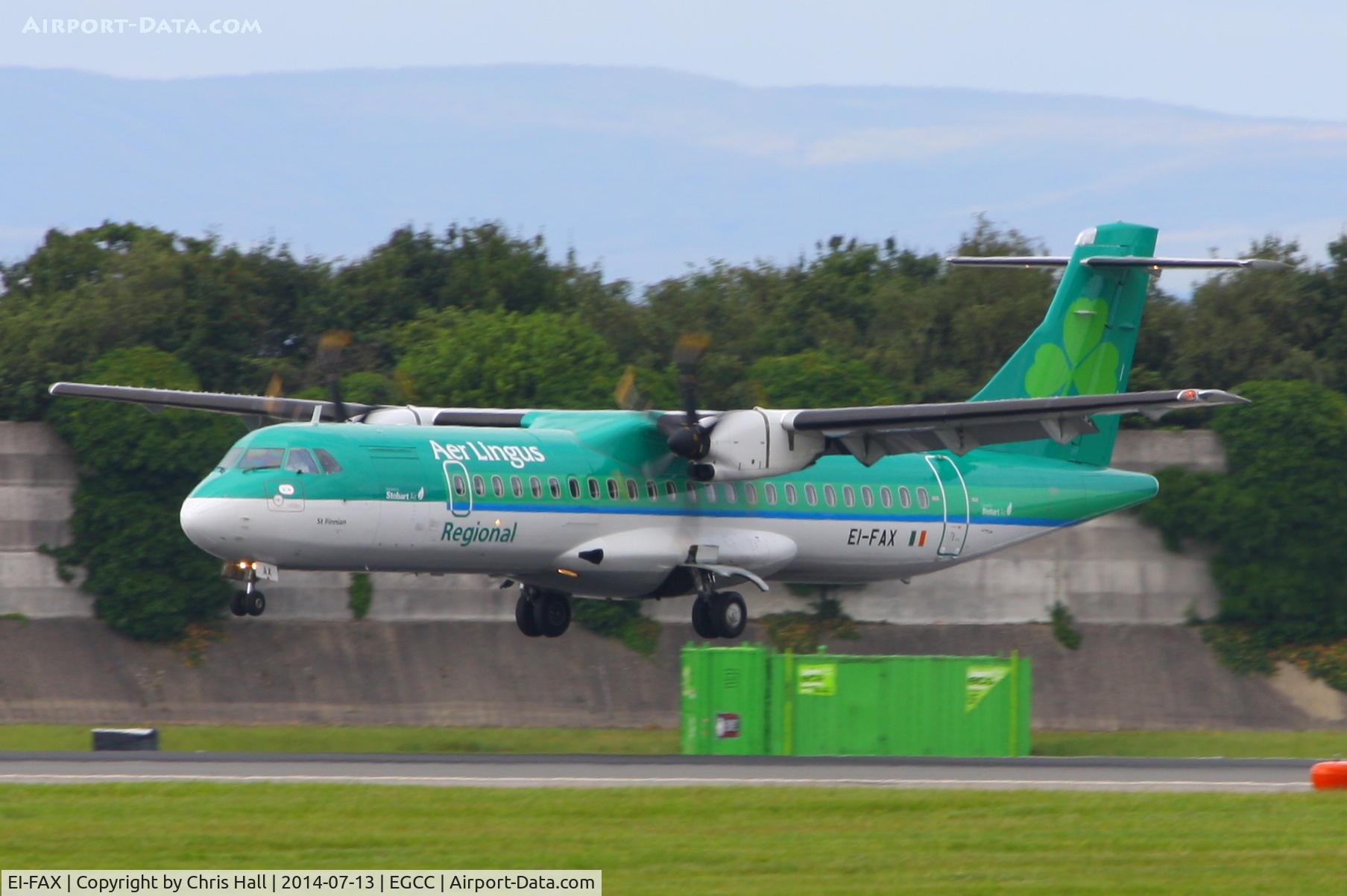 EI-FAX, 2013 ATR 72-600 (72-212A) C/N 1129, Aer Lingus Regional