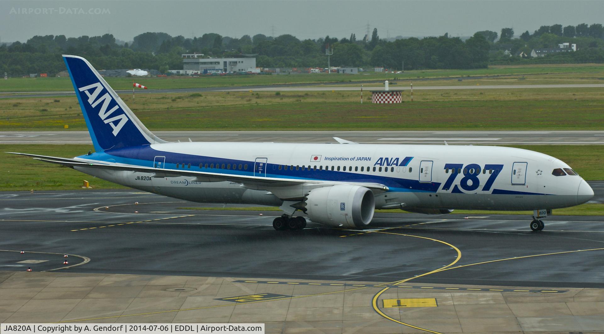 JA820A, 2013 Boeing 787-8 Dreamliner C/N 34511, ANA (