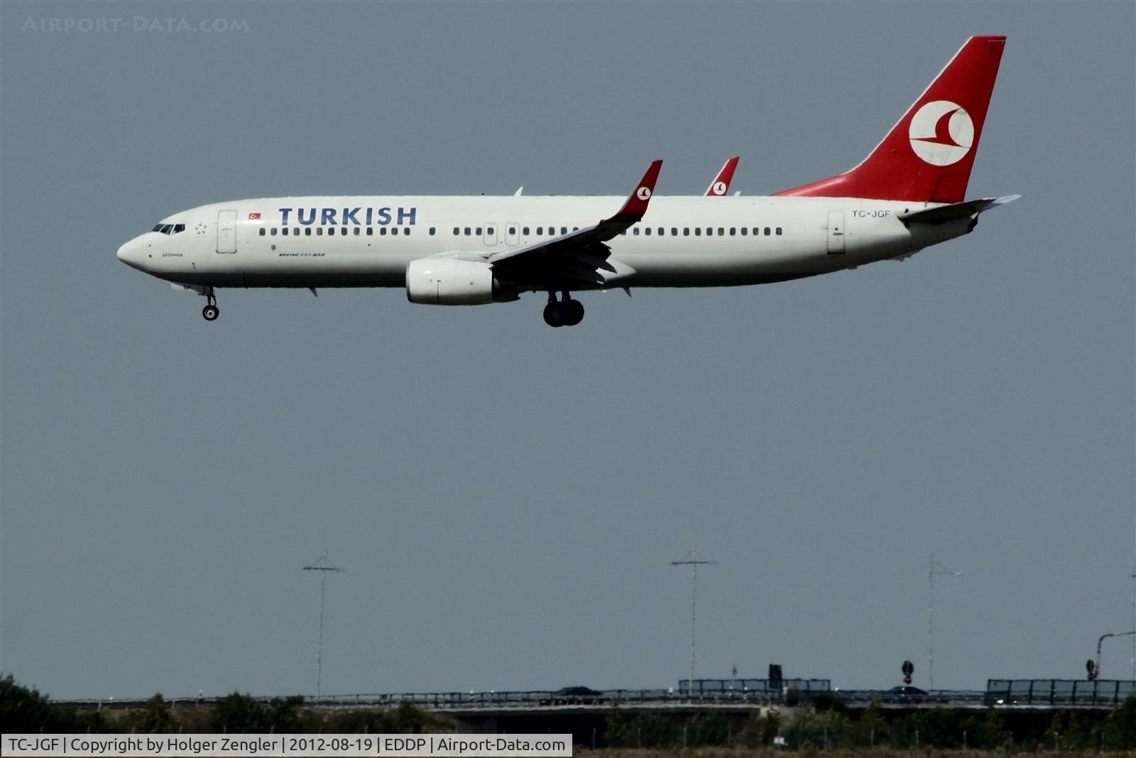 TC-JGF, 2002 Boeing 737-8F2 C/N 29790, Arrival from IST....