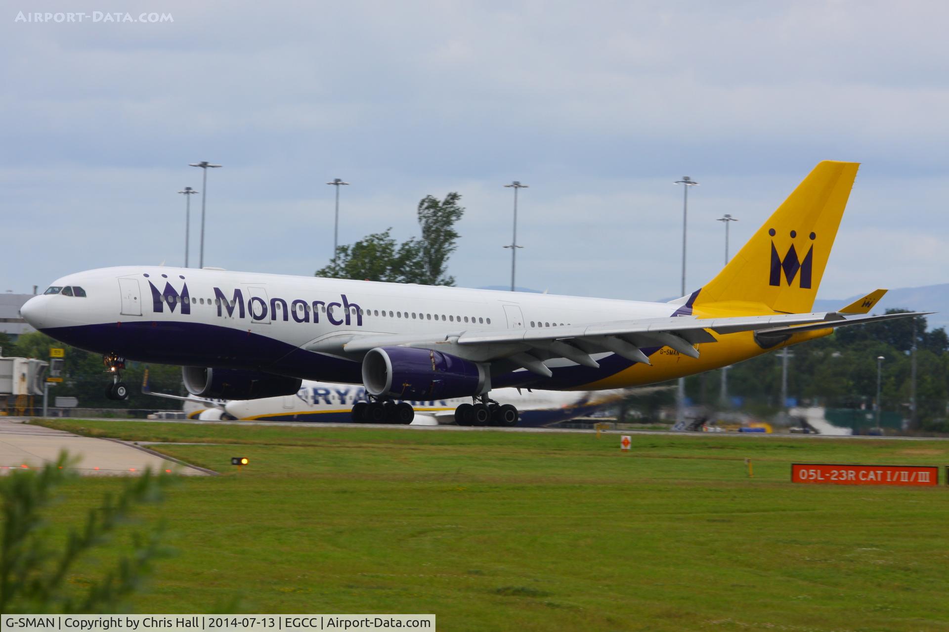G-SMAN, 1999 Airbus A330-243 C/N 261, Monarch