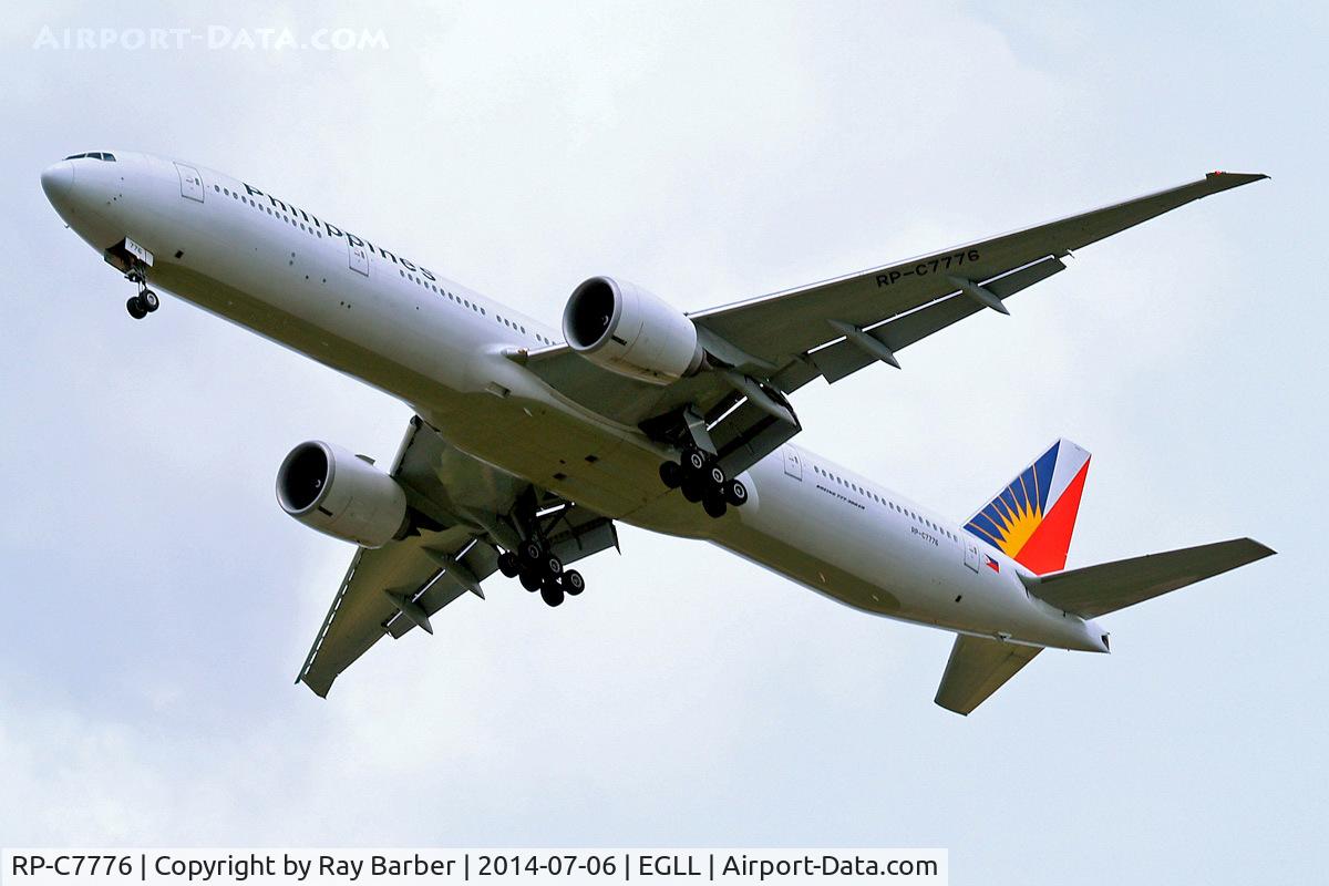 RP-C7776, 2010 Boeing 777-36N/ER C/N 37712, Boeing 777-36NER [37712] (Philippine Airlines) Home~G 06/07/2014. On approach 27R.