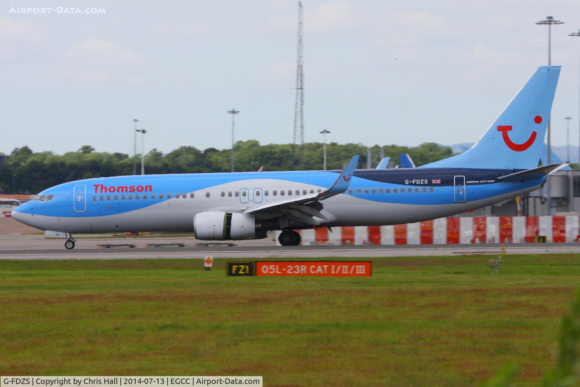 G-FDZS, 2009 Boeing 737-8K5 C/N 35147, Thomson