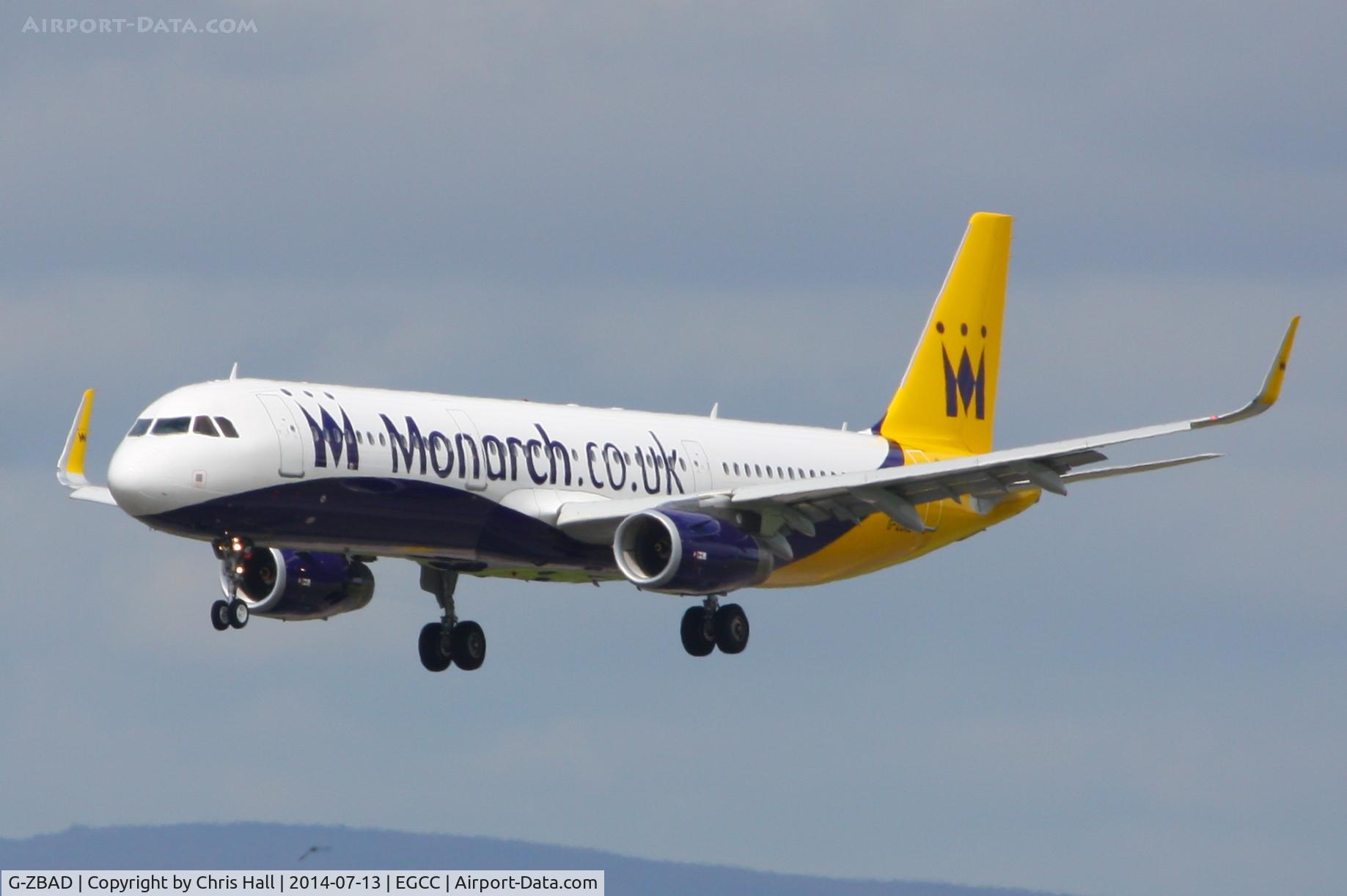 G-ZBAD, 2013 Airbus A321-231 C/N 5582, Monarch