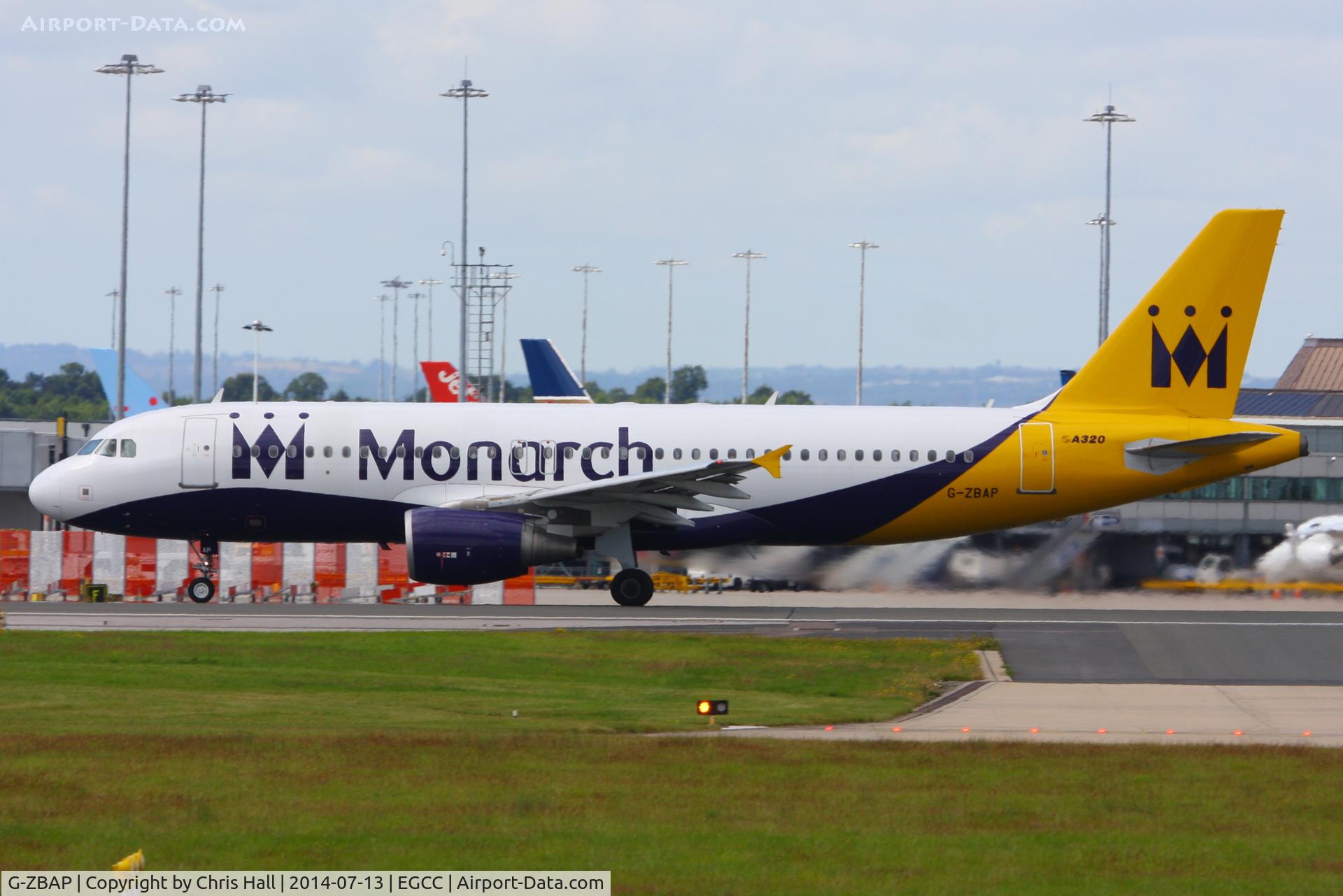 G-ZBAP, 2001 Airbus A320-214 C/N 1605, Monarch
