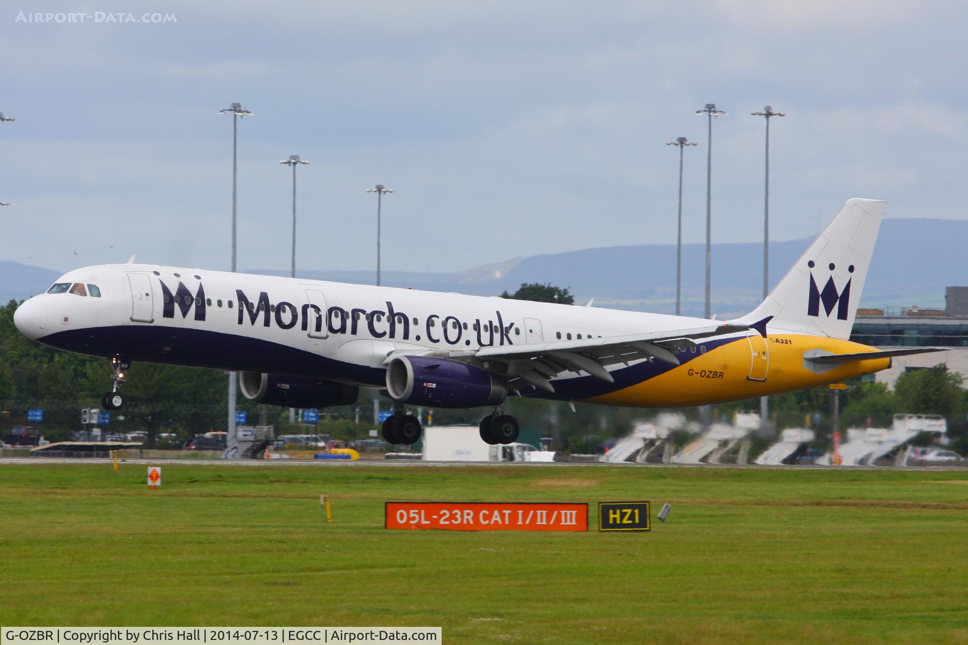 G-OZBR, 2002 Airbus A321-231 C/N 1794, Monarch