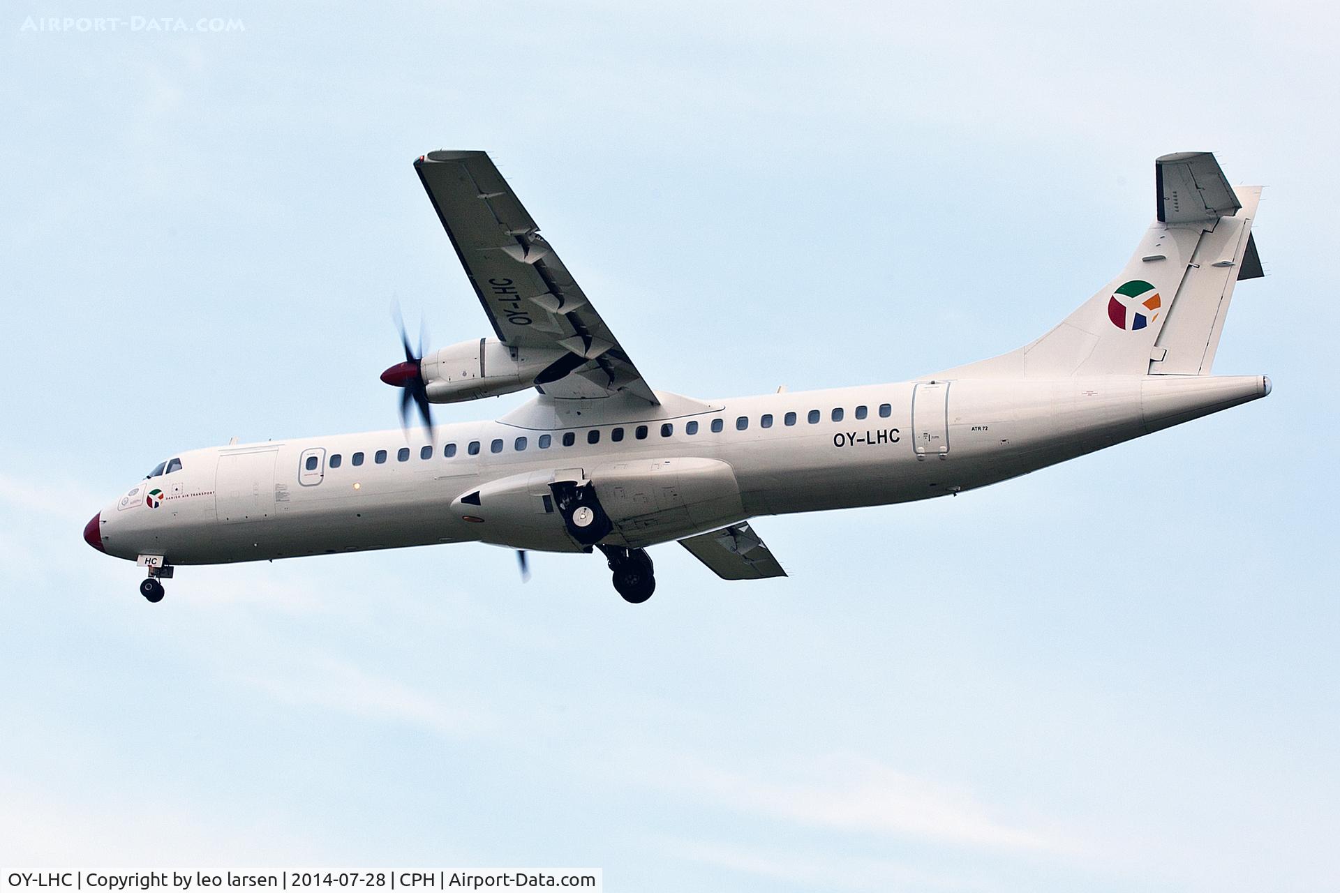 OY-LHC, 1994 ATR 72-212 C/N 405, Copenhagen Kastrup app to R-04L
