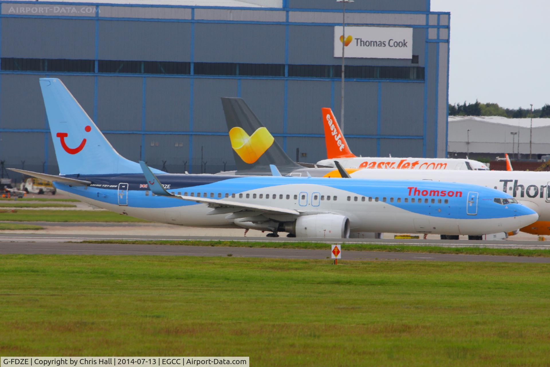 G-FDZE, 2008 Boeing 737-8K5 C/N 35137, Thomson