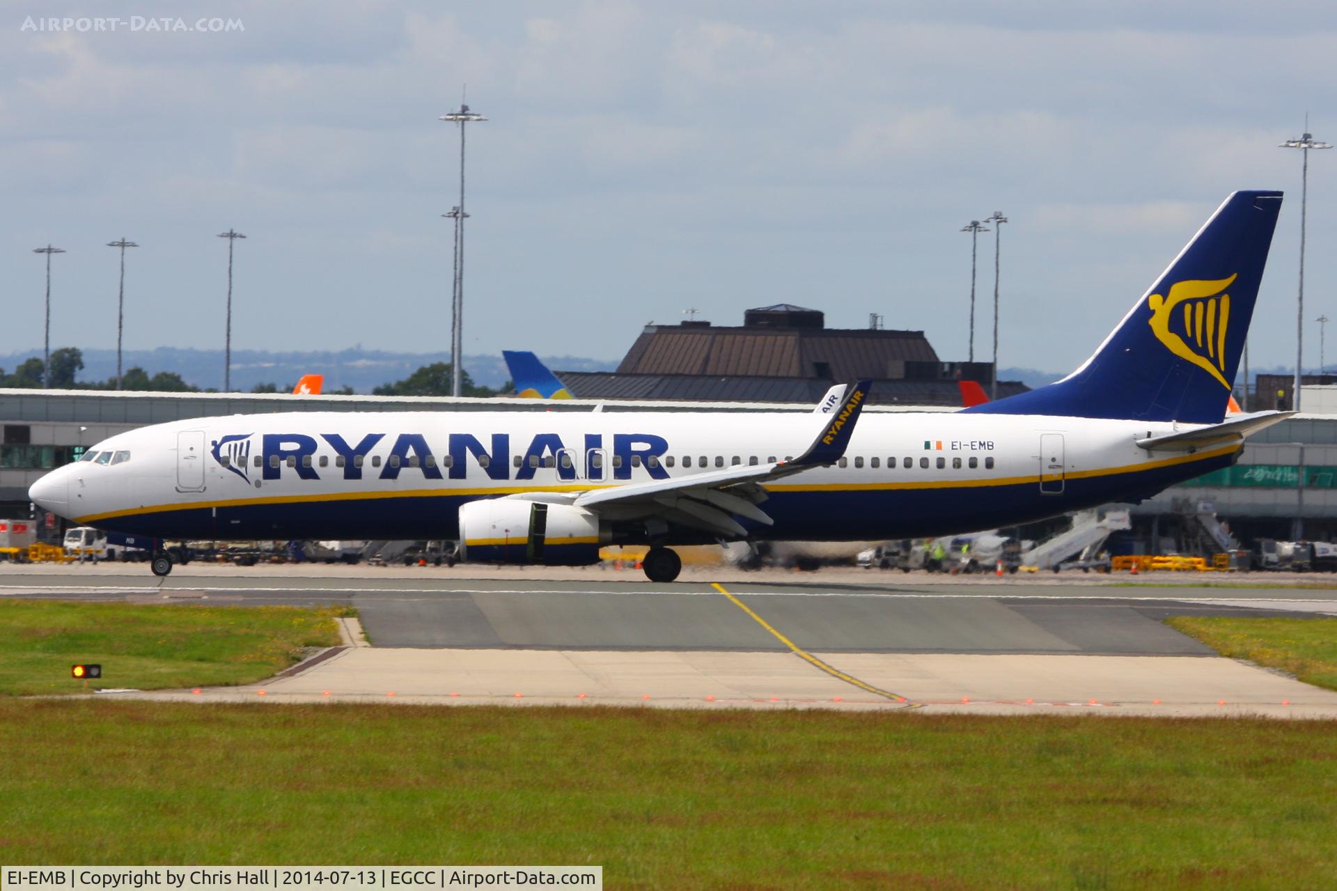 EI-EMB, 2010 Boeing 737-8AS C/N 38511, Ryanair