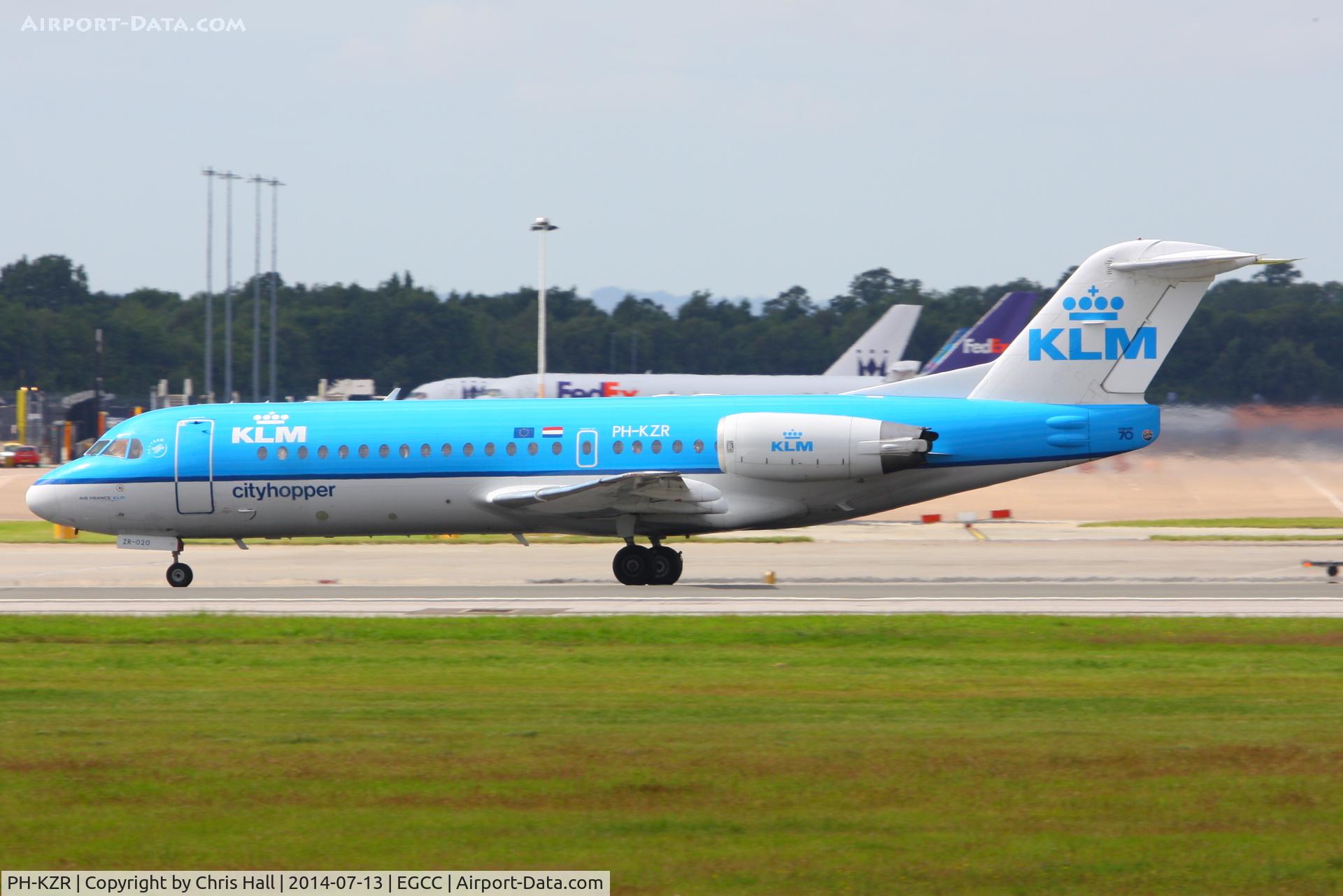 PH-KZR, 1995 Fokker 70 (F-28-0070) C/N 11551, KLM Cityhopper