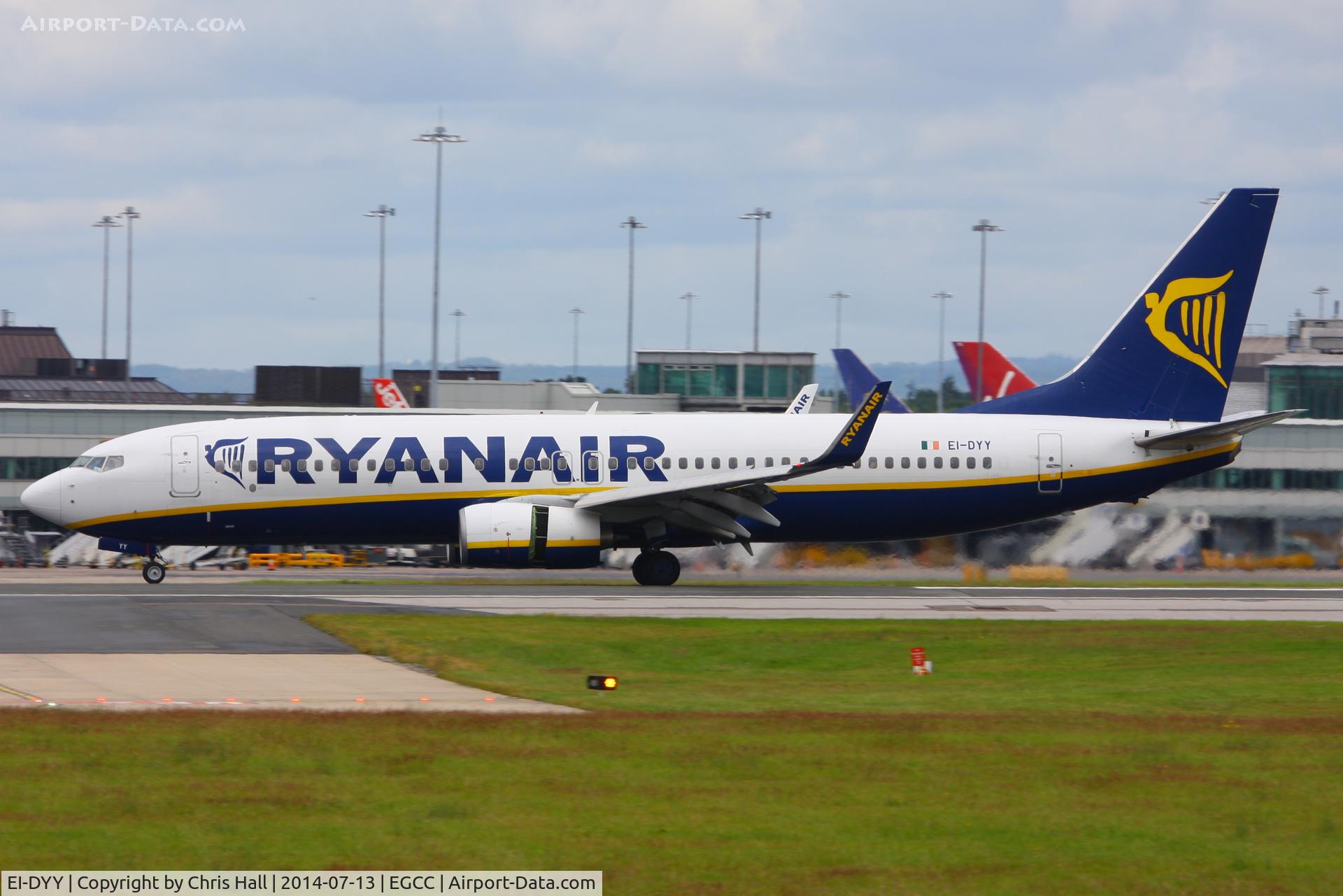 EI-DYY, 2008 Boeing 737-8AS C/N 37521, Ryanair