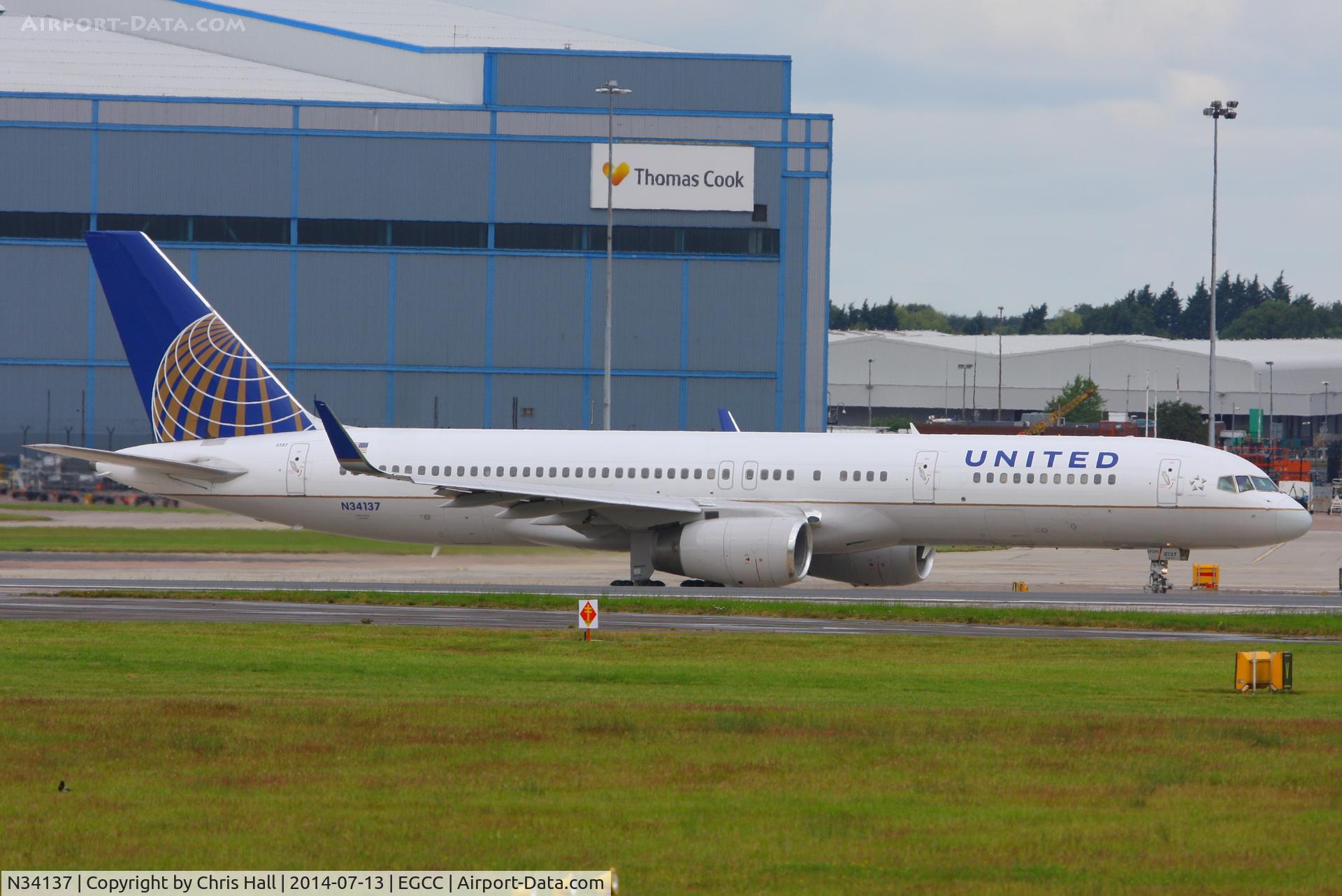 N34137, 1999 Boeing 757-224 C/N 30229, United