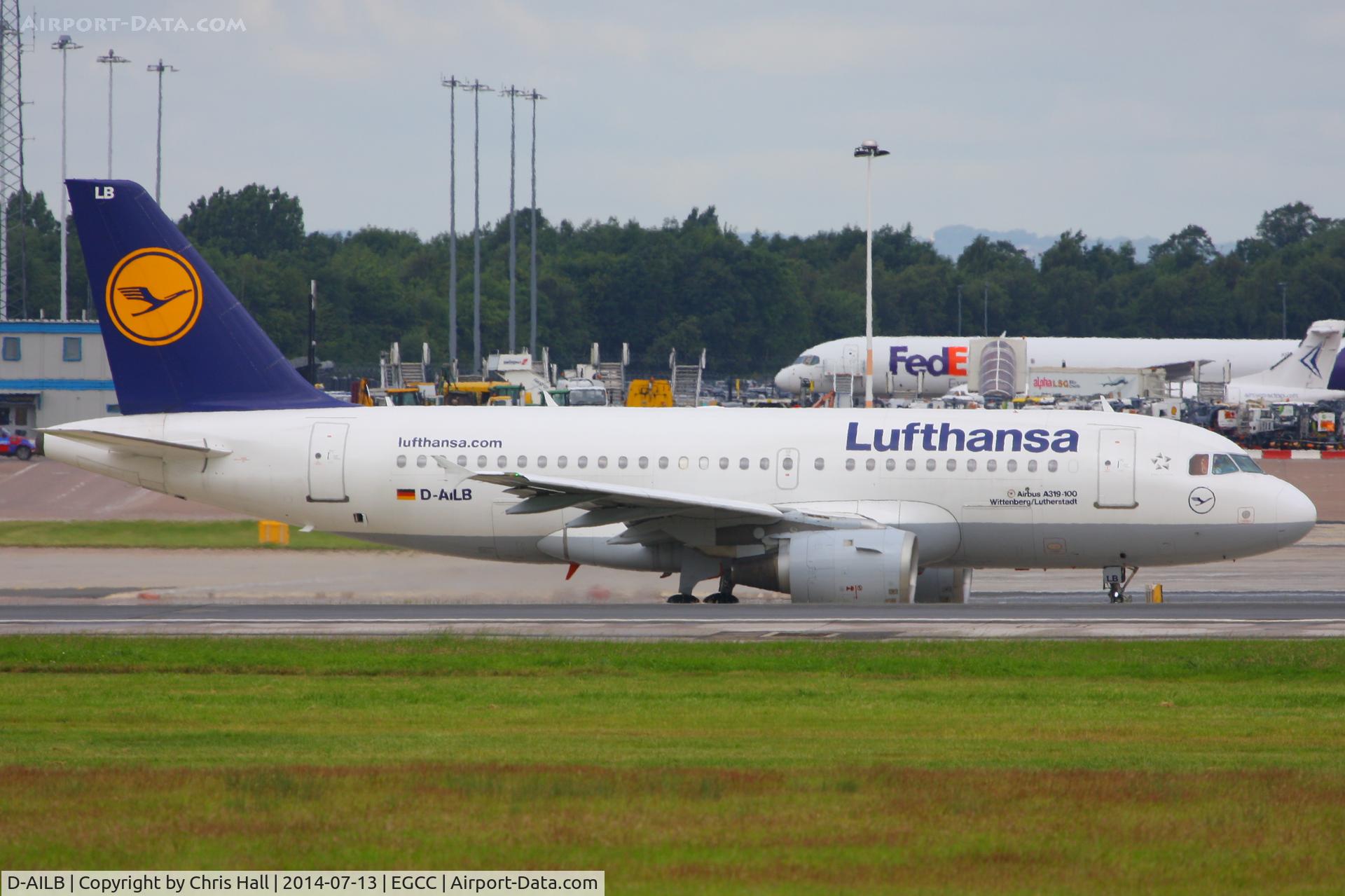 D-AILB, 1996 Airbus A319-114 C/N 610, Lufthansa