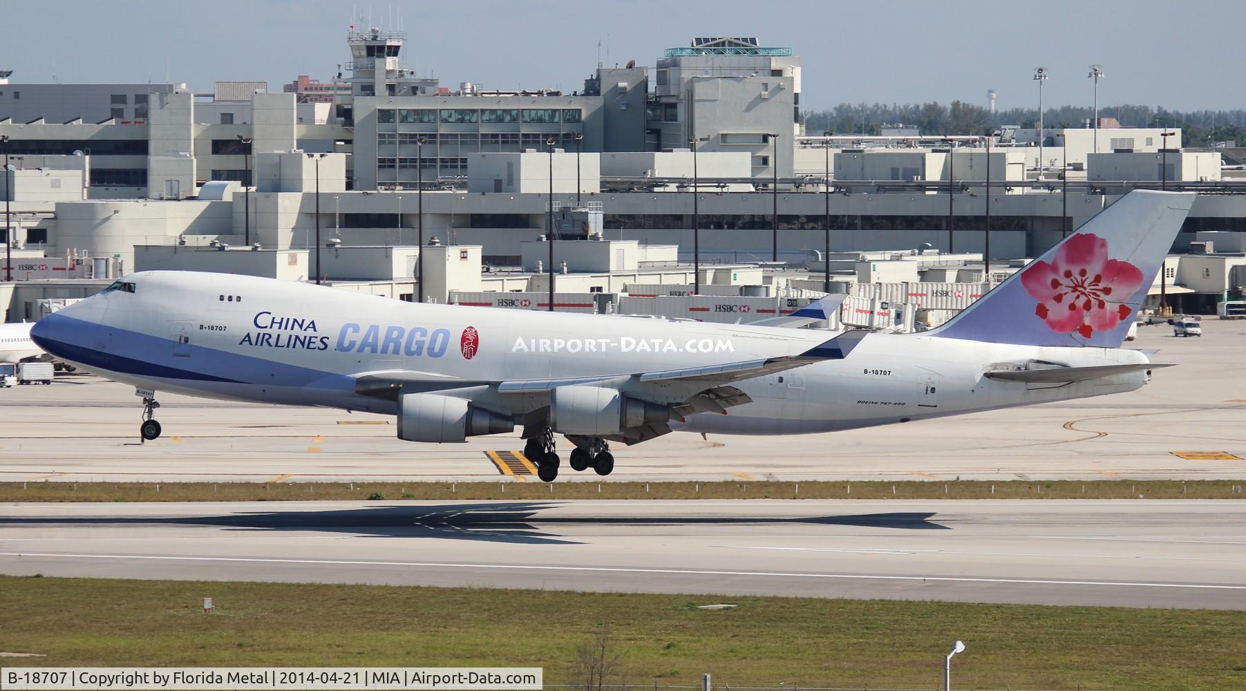 B-18707, 2001 Boeing 747-409F/SCD C/N 30764, China Airlines Cargo 747-400F