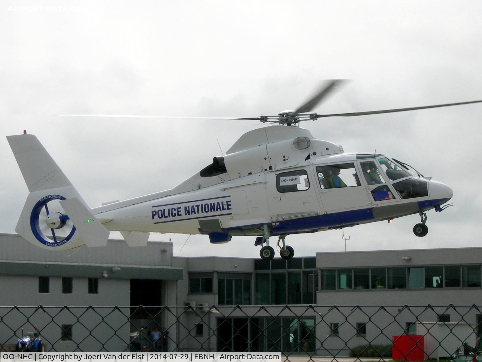 OO-NHC, 1998 Aérospatiale AS-365N-2 Dauphin C/N 6540, Sold to Police Nationale Ivory Coast, new registration still unknown