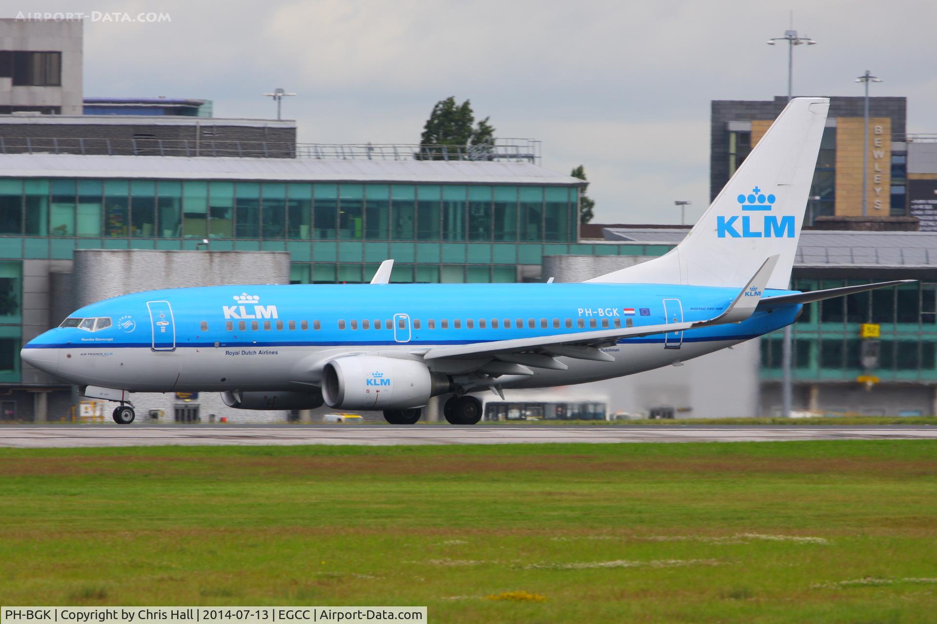 PH-BGK, 2010 Boeing 737-7K2 C/N 38054, KLM Royal Dutch Airlines