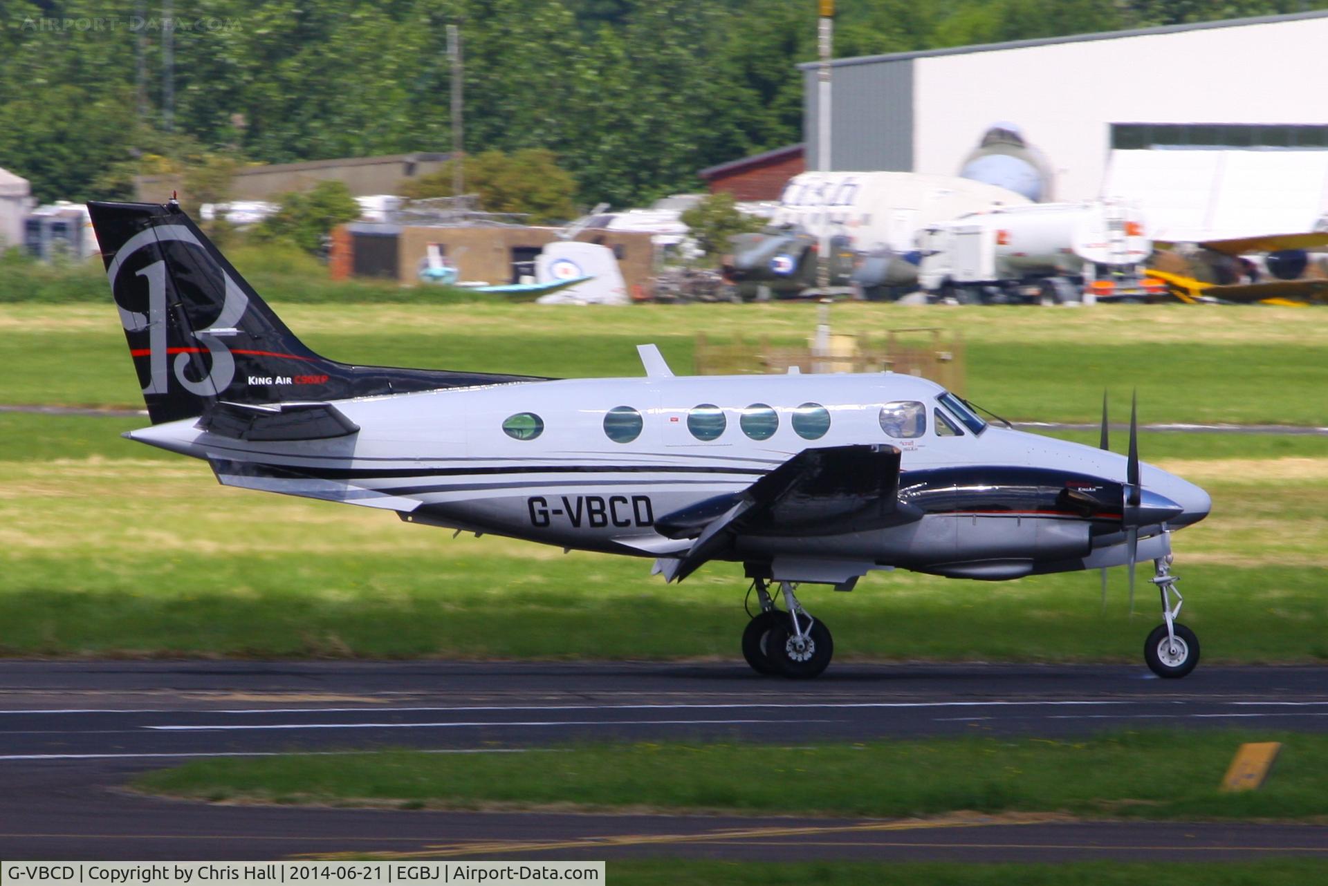 G-VBCD, 1981 Beech C90 King Air C/N LJ-972, Visitor for Project Propeller 2014