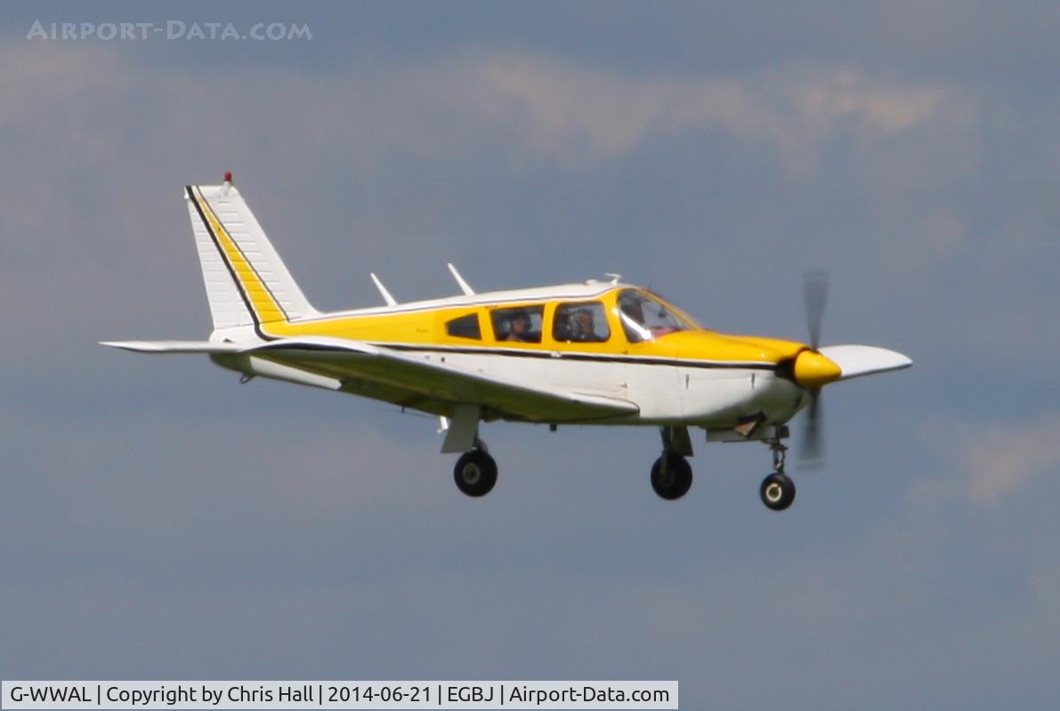 G-WWAL, 1968 Piper PA-28R-180 Cherokee Arrow C/N 28R-30461, Visitor for Project Propeller 2014