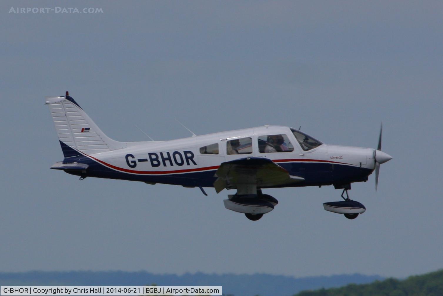 G-BHOR, 1980 Piper PA-28-161 Cherokee Warrior II C/N 28-8016331, Visitor for Project Propeller 2014