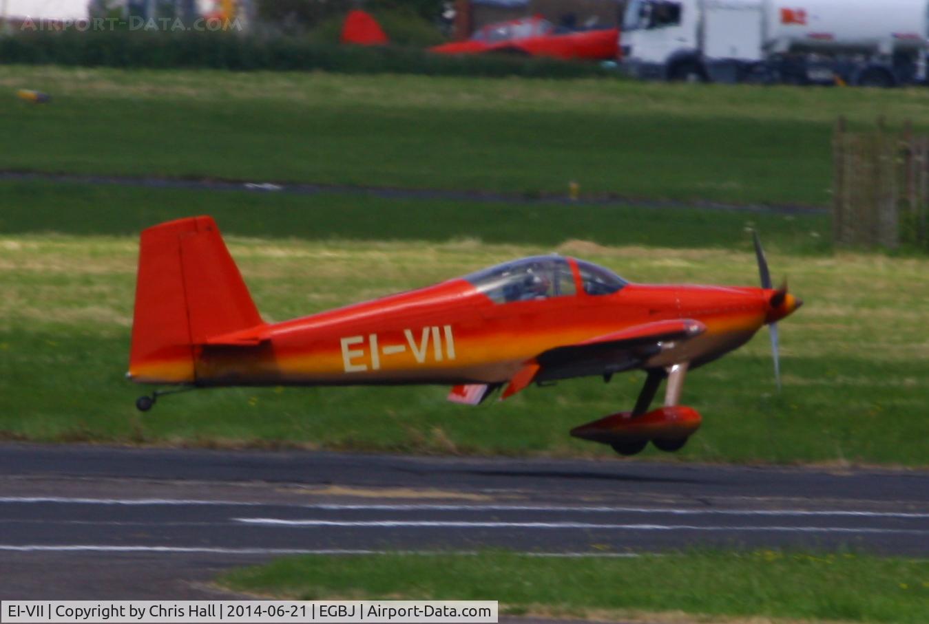 EI-VII, Vans RV-7 C/N 73114, Visitor for Project Propeller 2014