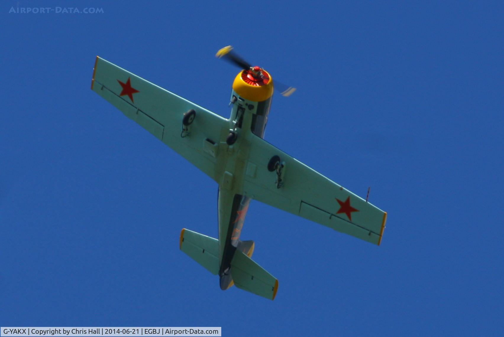 G-YAKX, 1991 Yakovlev (Aerostar) Yak-52 C/N 9111307, Visitor for Project Propeller 2014