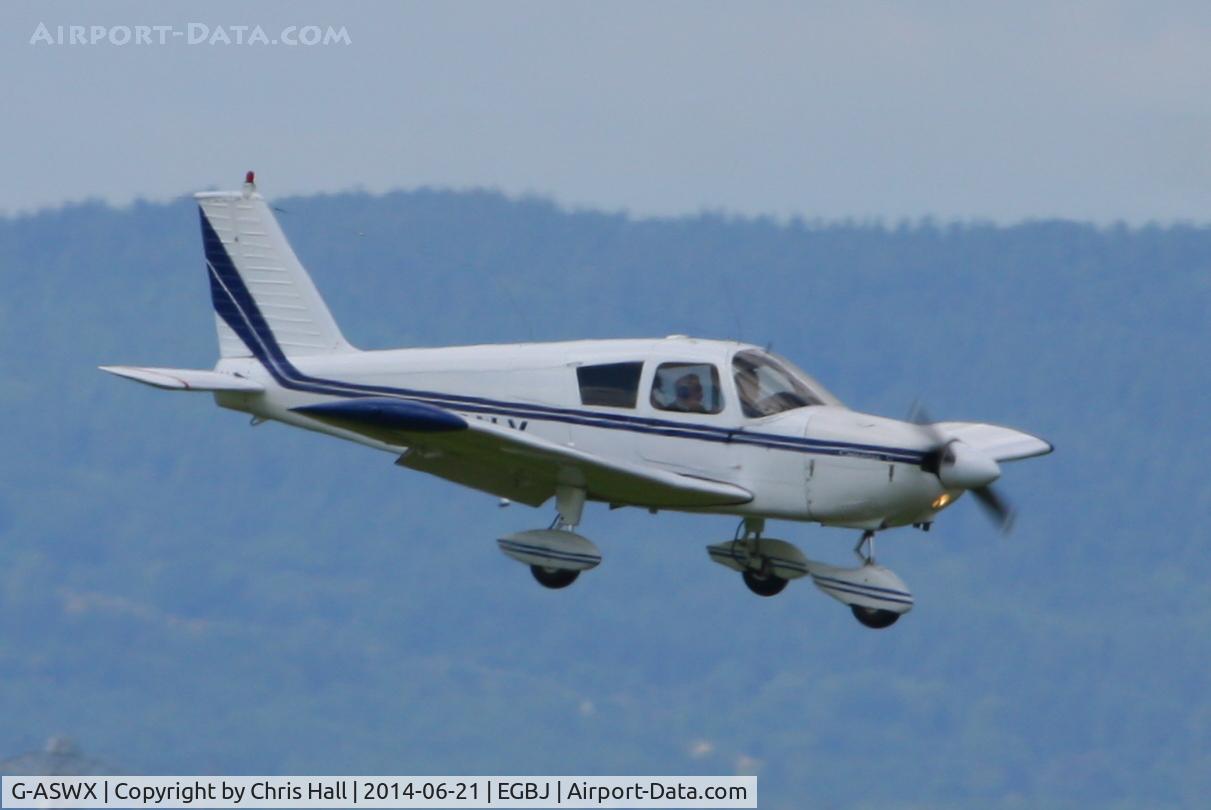 G-ASWX, 1964 Piper PA-28-180 Cherokee C/N 28-1932, Visitor for Project Propeller 2014