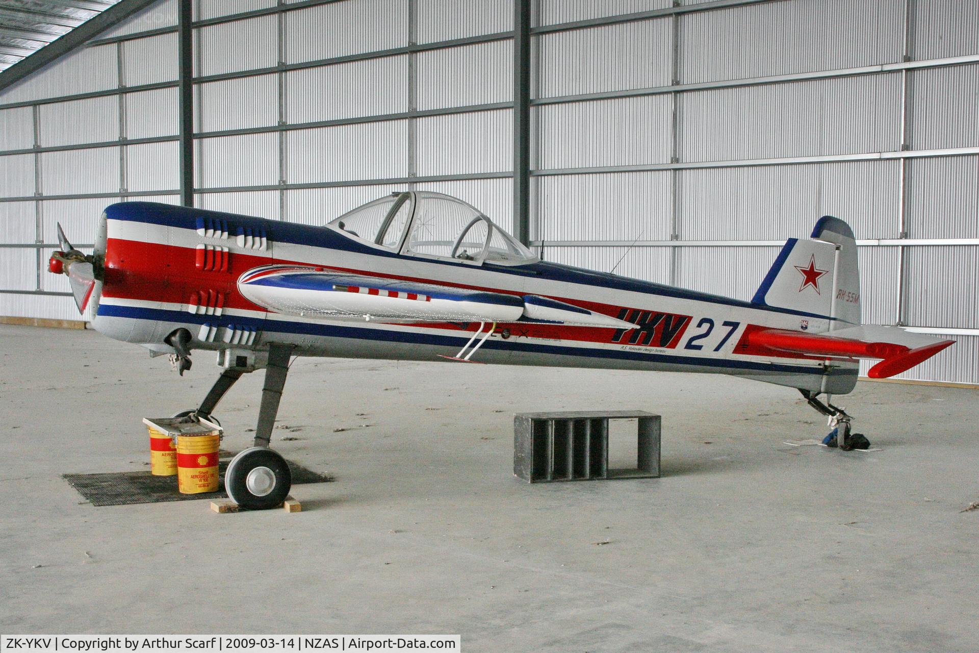 ZK-YKV, Yakovlev Yak-55M C/N 920402, Ashburton Aviation Museum