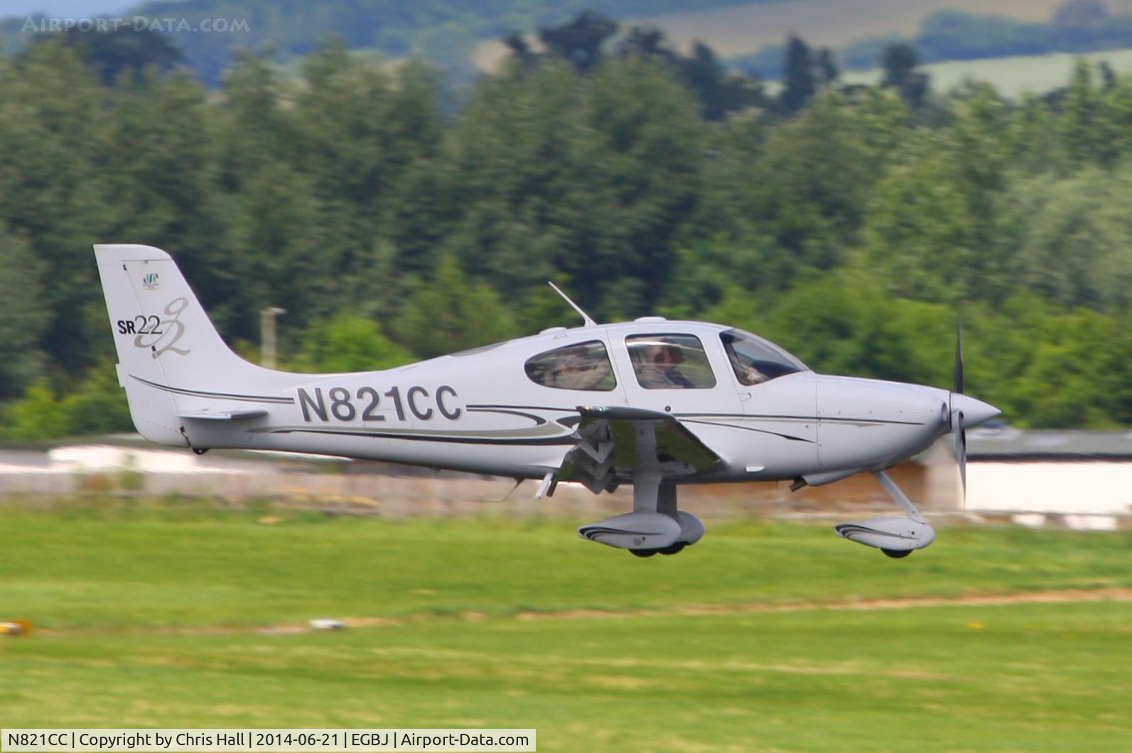 N821CC, 2005 Cirrus SR22 G2 C/N 1427, Visitor for Project Propeller 2014