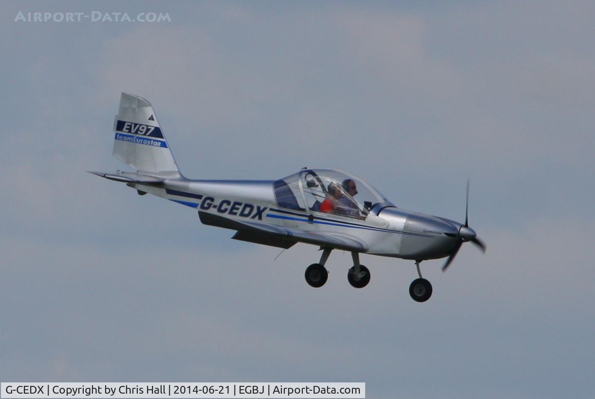 G-CEDX, 2006 Cosmik EV-97 TeamEurostar UK C/N 2827, Visitor for Project Propeller 2014
