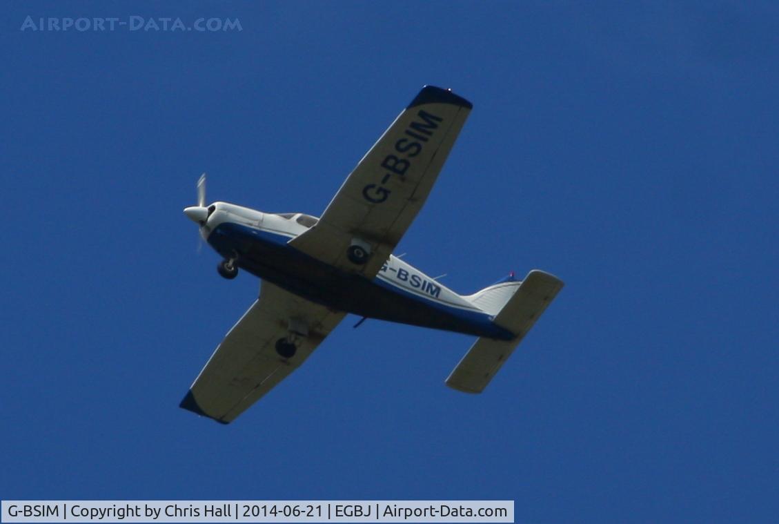 G-BSIM, 1986 Piper PA-28-181 Cherokee Archer II C/N 28-8690017, Visitor for Project Propeller 2014