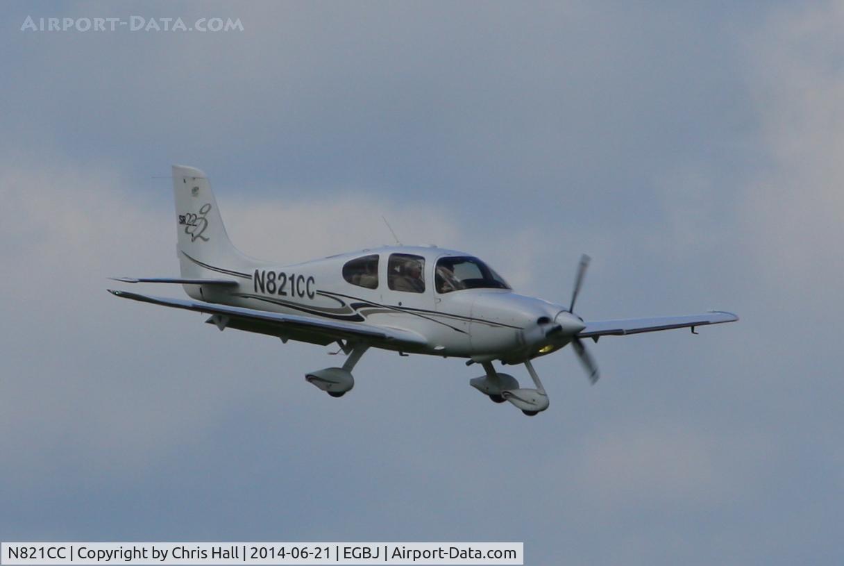 N821CC, 2005 Cirrus SR22 G2 C/N 1427, Visitor for Project Propeller 2014