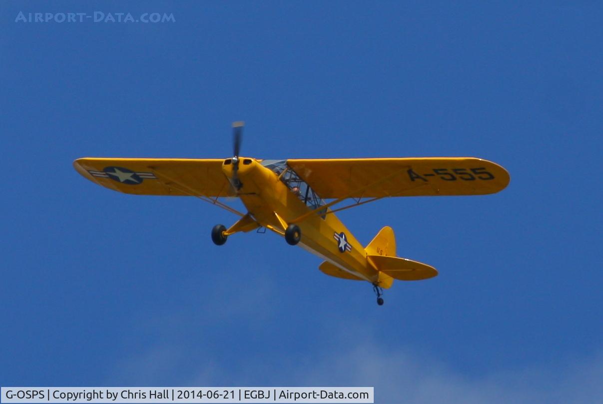 G-OSPS, 1951 Piper L-18C Super Cub (PA-18-95) C/N 18-1555, Visitor for Project Propeller 2014