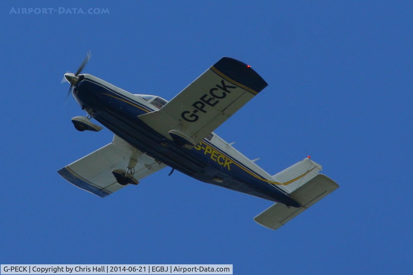 G-PECK, 1970 Piper PA-32-300 Cherokee Six C/N 32-7140008, Visitor for Project Propeller 2014