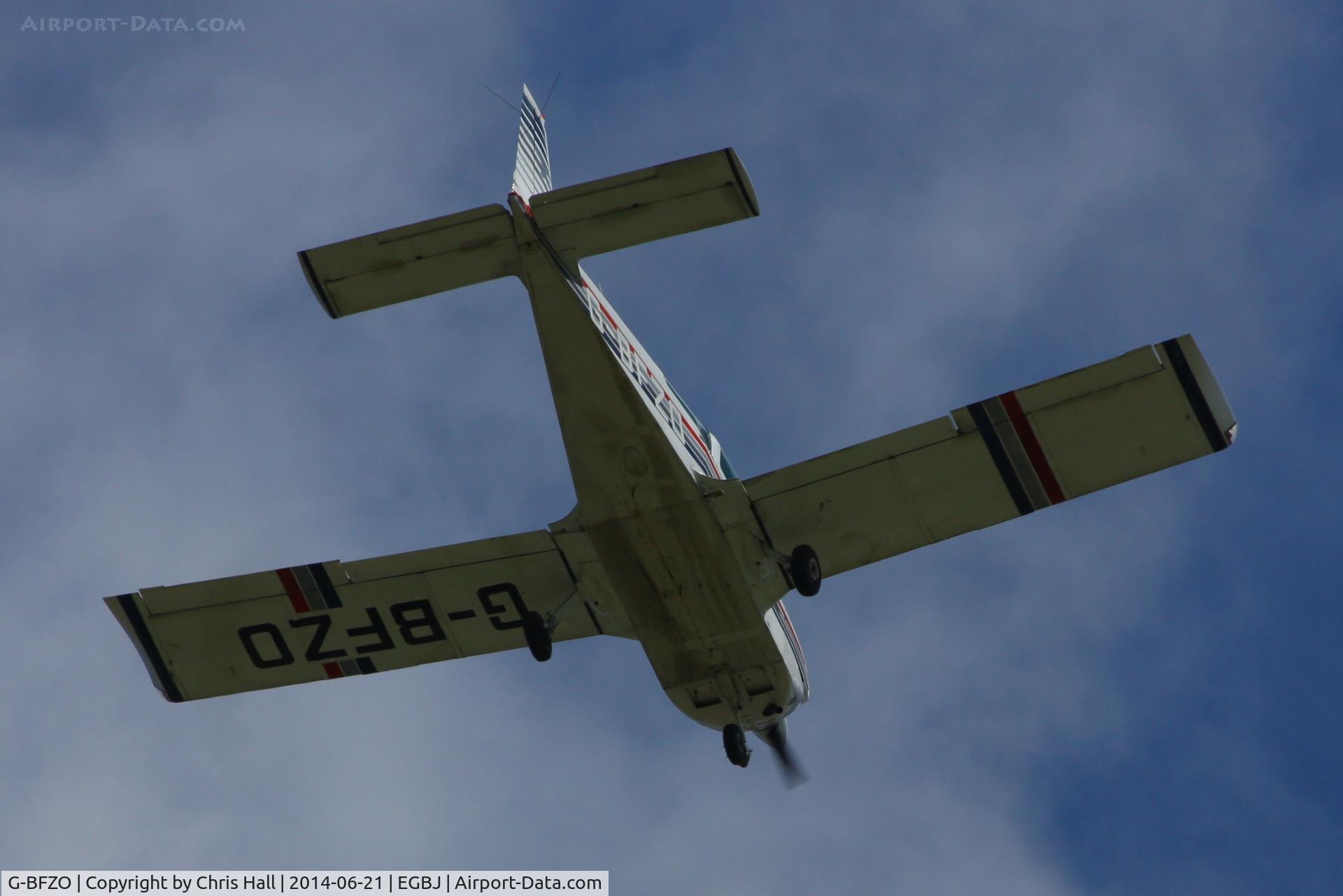 G-BFZO, 1978 Grumman American AA-5A Cheetah C/N AA5A-0697, Visitor for Project Propeller 2014