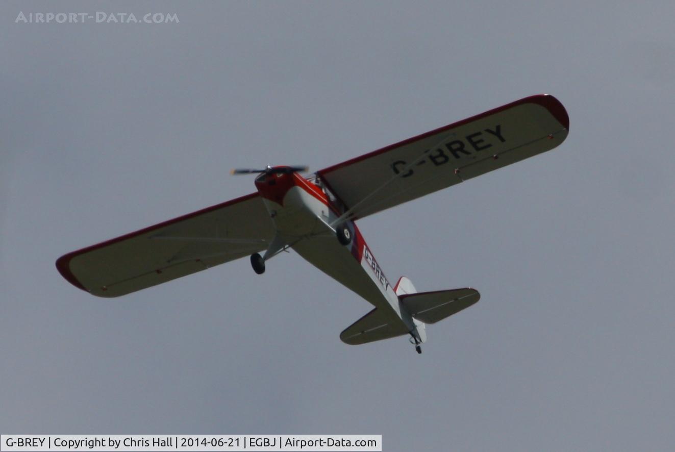 G-BREY, 1946 Taylorcraft BC-12D Twosome C/N 7299, Visitor for Project Propeller 2014