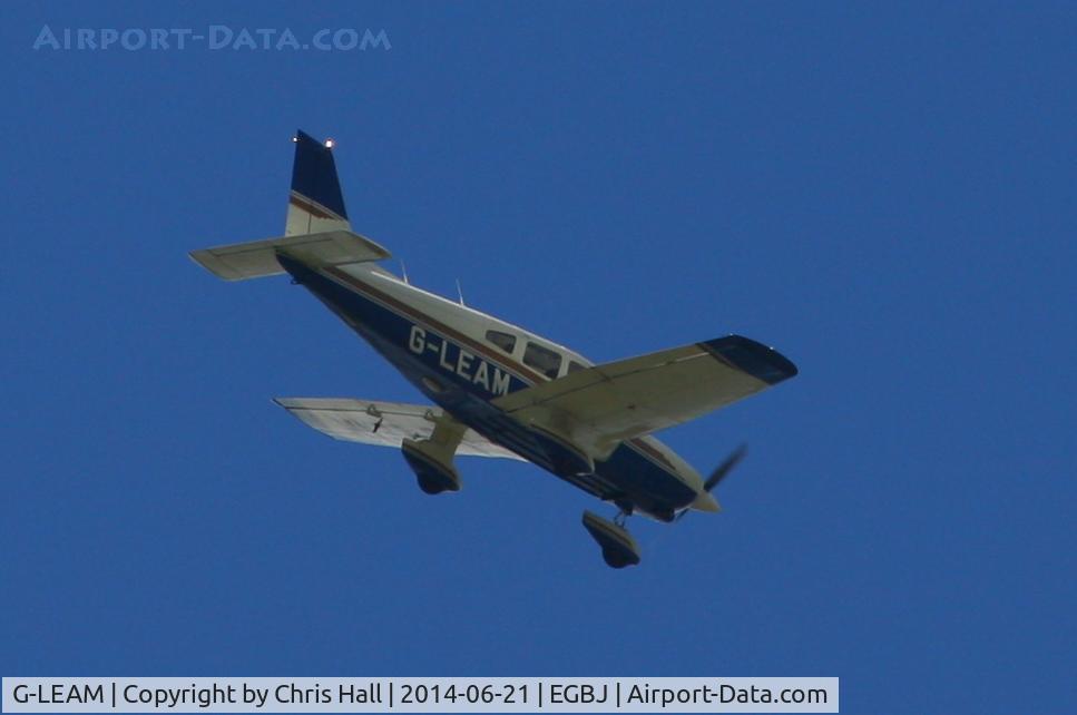 G-LEAM, 1980 Piper PA-28-236 Dakota C/N 28-8011061, Visitor for Project Propeller 2014