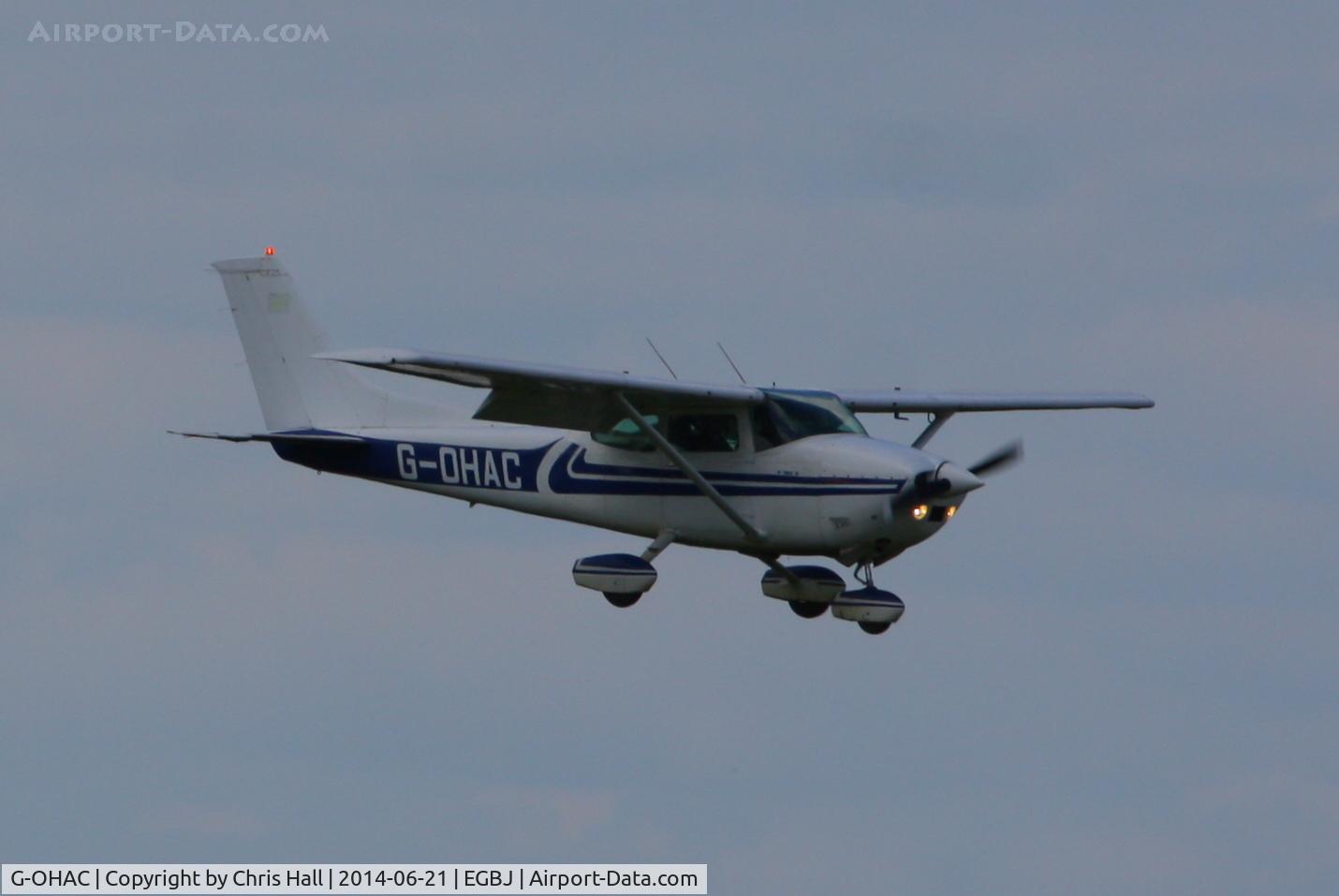 G-OHAC, 1977 Reims F182Q Skylane C/N 0048, Visitor for Project Propeller 2014